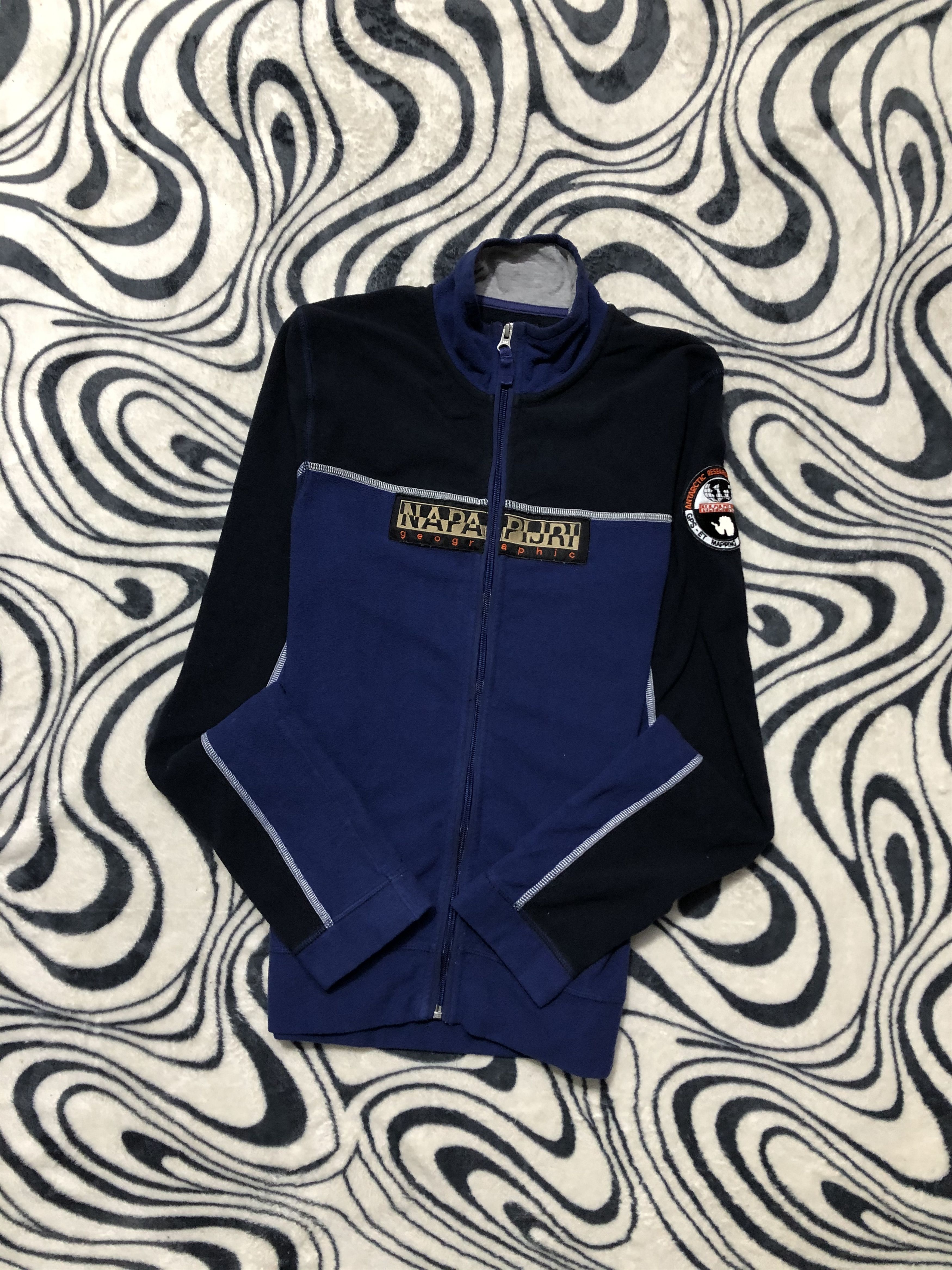 Napapijri Napapijri Vintage Fleece Jacket Y2K Hoodie Size US S / EU 44-46 / 1 - 1 Thumbnail