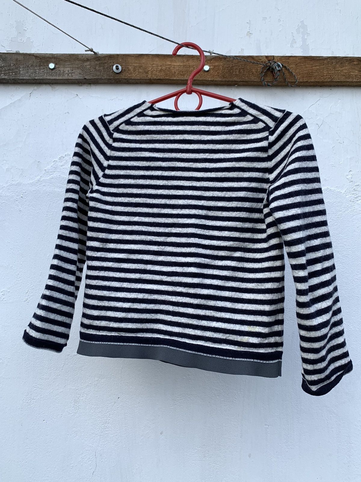 Comme des Garcons Archive Comme Des Garcons Striped Wool Crop Top Sweater Size M / US 6-8 / IT 42-44 - 8 Thumbnail