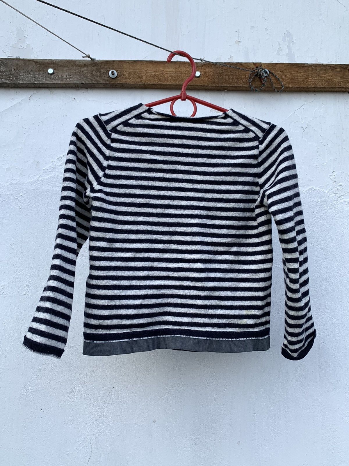 Comme des Garcons Archive Comme Des Garcons Striped Wool Crop Top Sweater Size M / US 6-8 / IT 42-44 - 7 Thumbnail