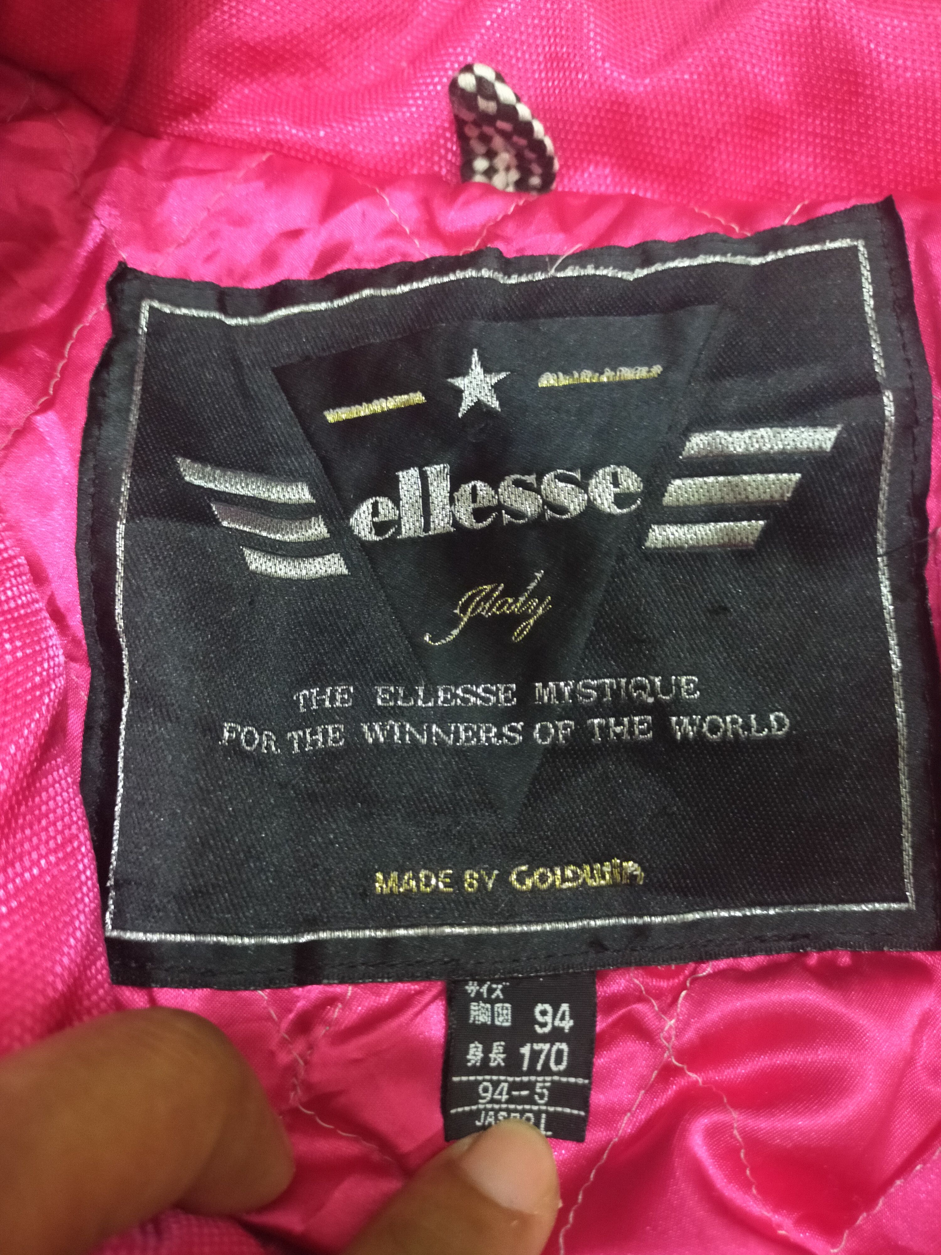 Ellesse × Goldwin × Japanese Brand Vintage Ellese By Goldwin Skiing/ Jumpsuit Jacket Size US L / EU 52-54 / 3 - 12 Thumbnail