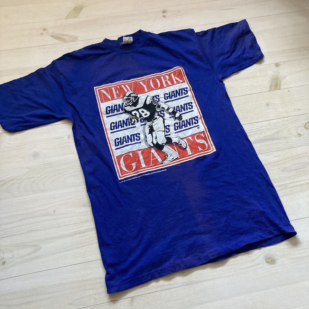 NFL vintage 90s new york giants nfl usa football tee Size US L / EU 52-54 / 3 - 1 Thumbnail