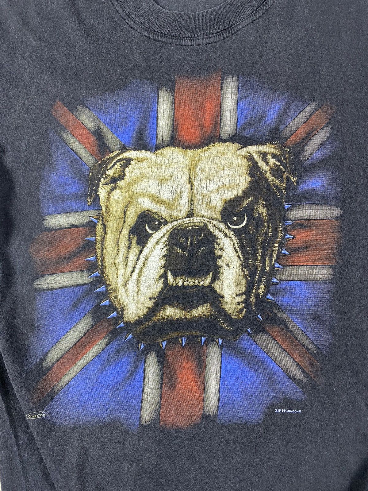 Band Tees Vintage Angry Dog Skinhead British T Shirt by Zip It London Size US L / EU 52-54 / 3 - 3 Thumbnail