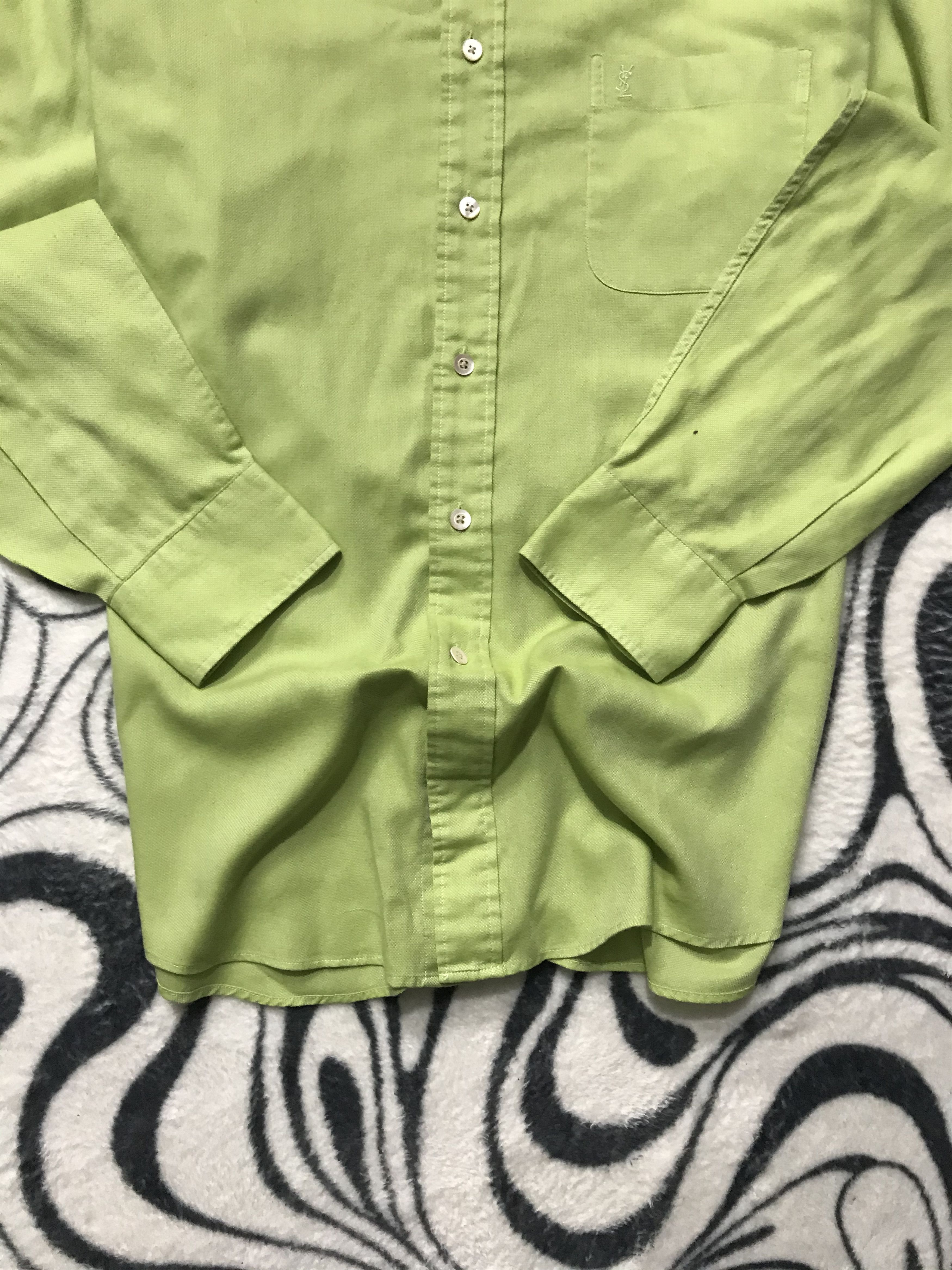 Yves Saint Laurent Yves Saint Laurent YSL men's long sleeve shirt Size US XL / EU 56 / 4 - 3 Thumbnail