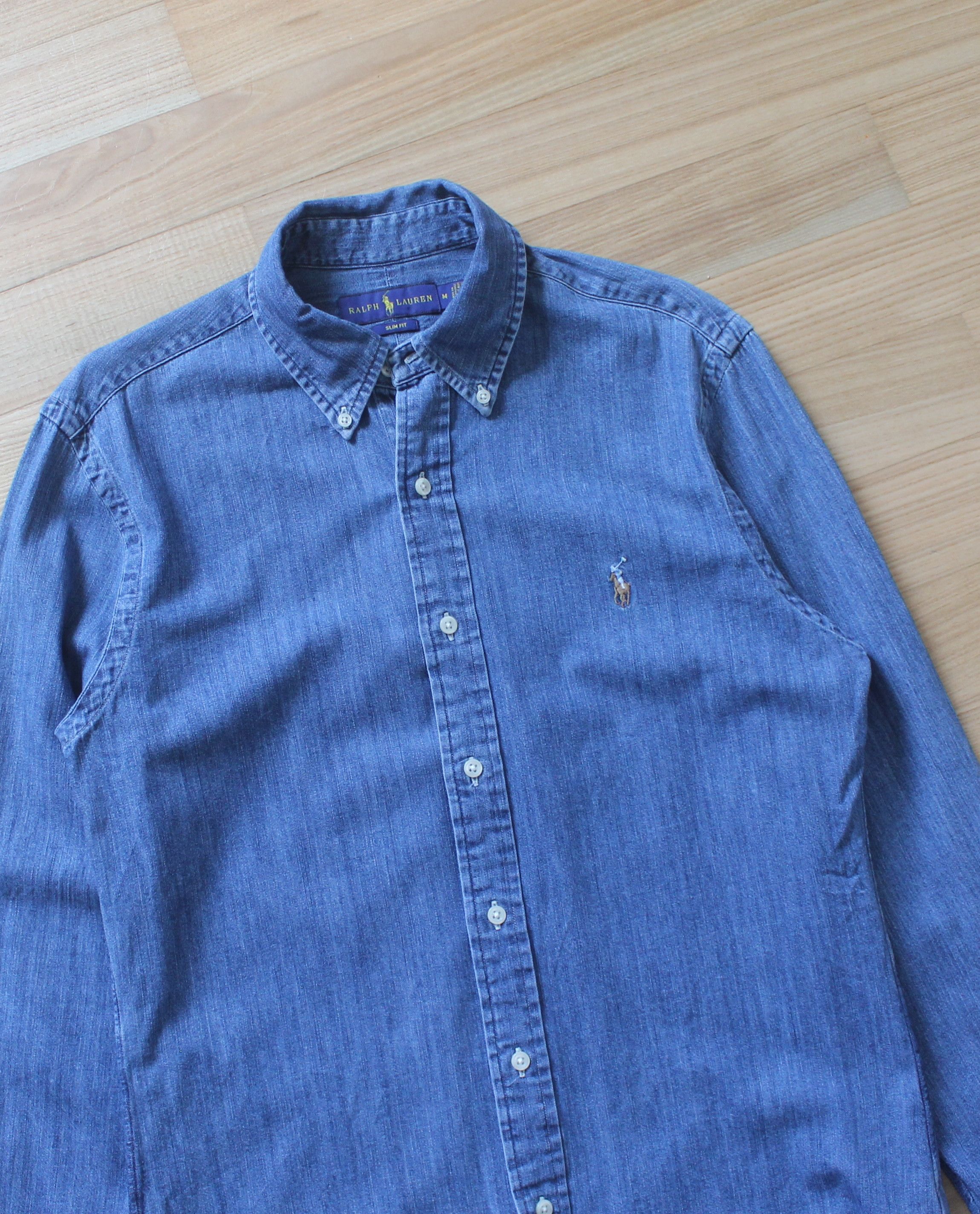 Polo Ralph Lauren Polo Ralph Lauren Denim Long Sleeve Shirt Size US M / EU 48-50 / 2 - 5 Thumbnail