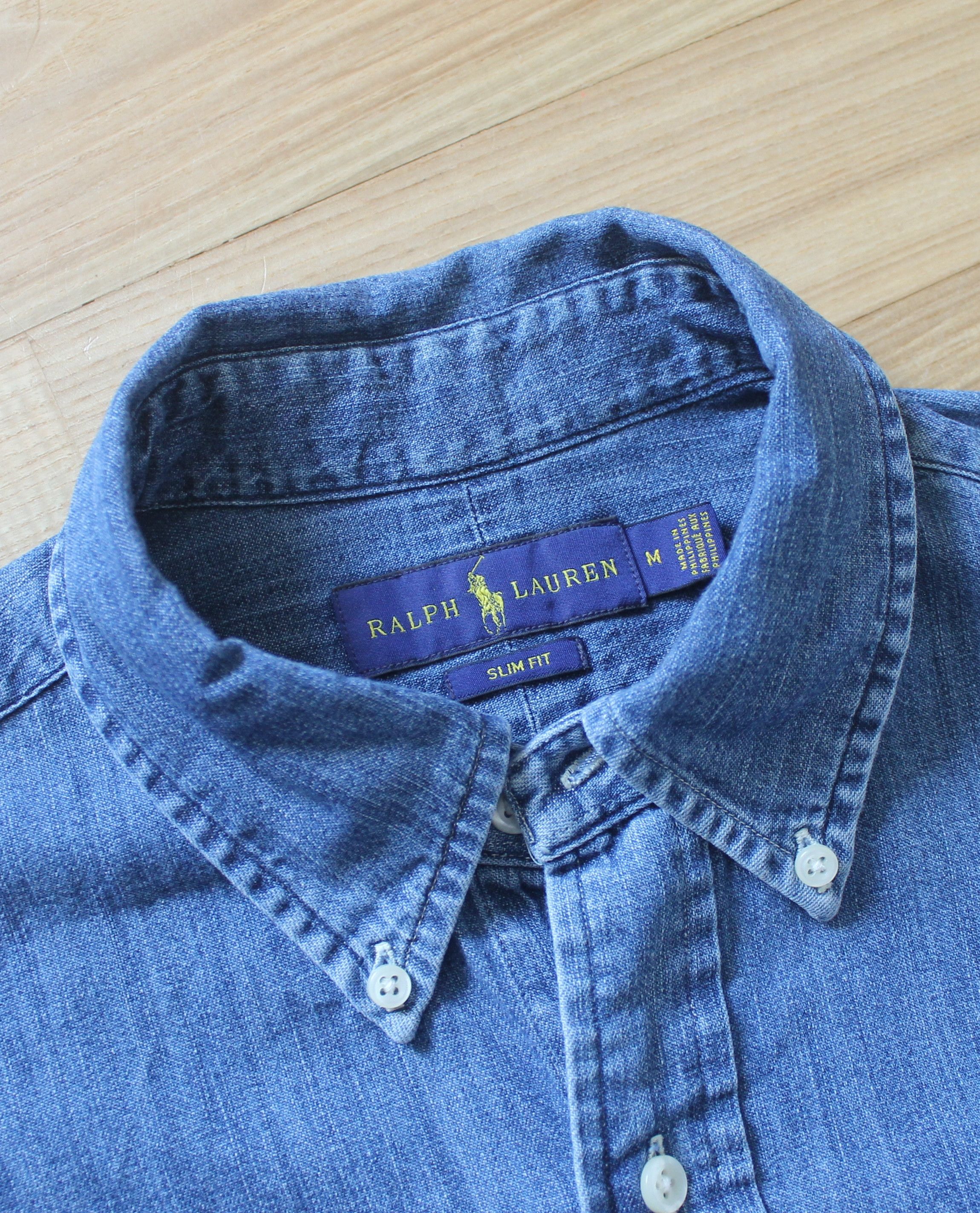 Polo Ralph Lauren Polo Ralph Lauren Denim Long Sleeve Shirt Size US M / EU 48-50 / 2 - 6 Thumbnail