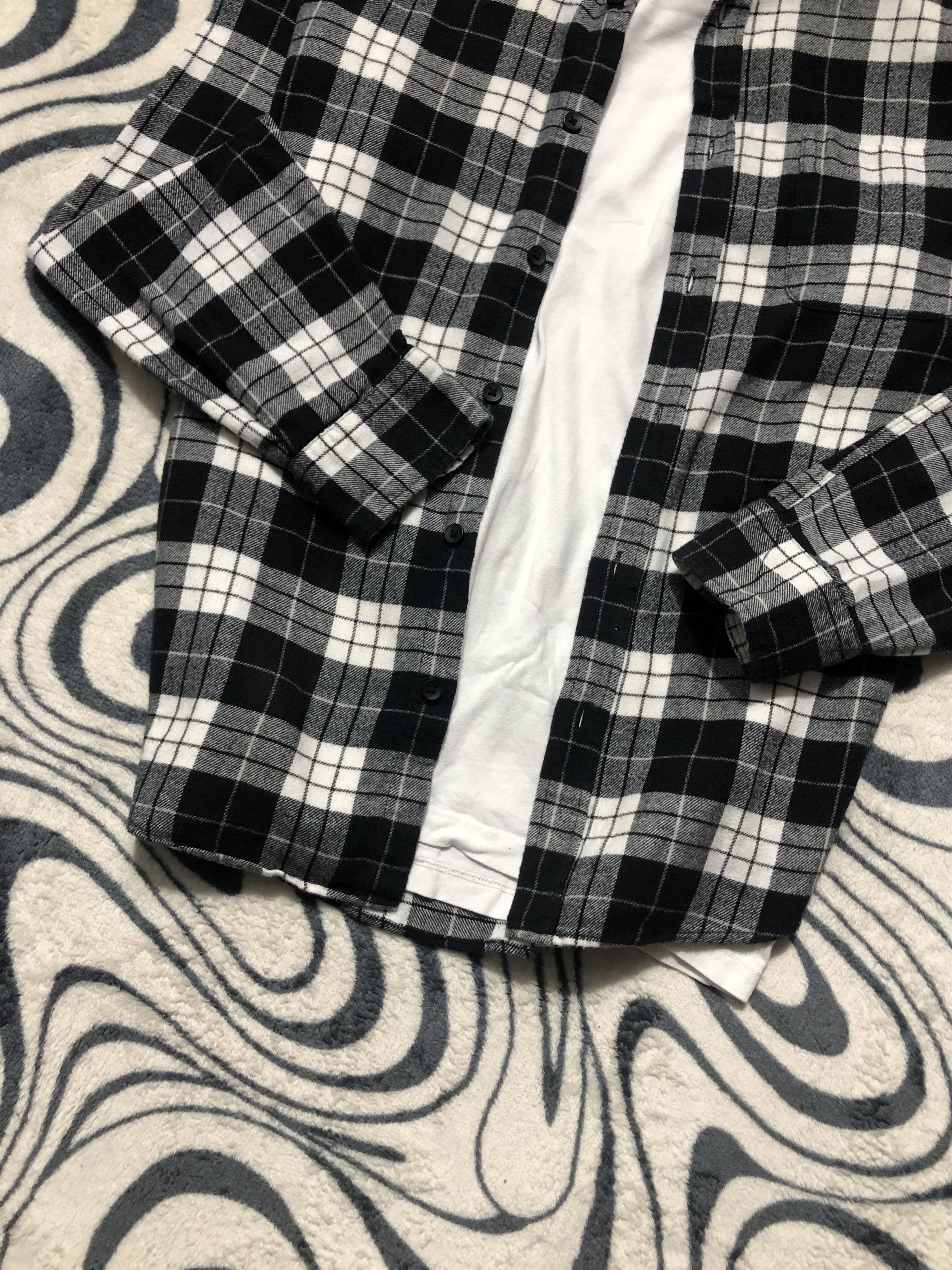 Flannel × Vintage Vintage Flannel Plaid Shirt Travis style Size US M / EU 48-50 / 2 - 3 Thumbnail