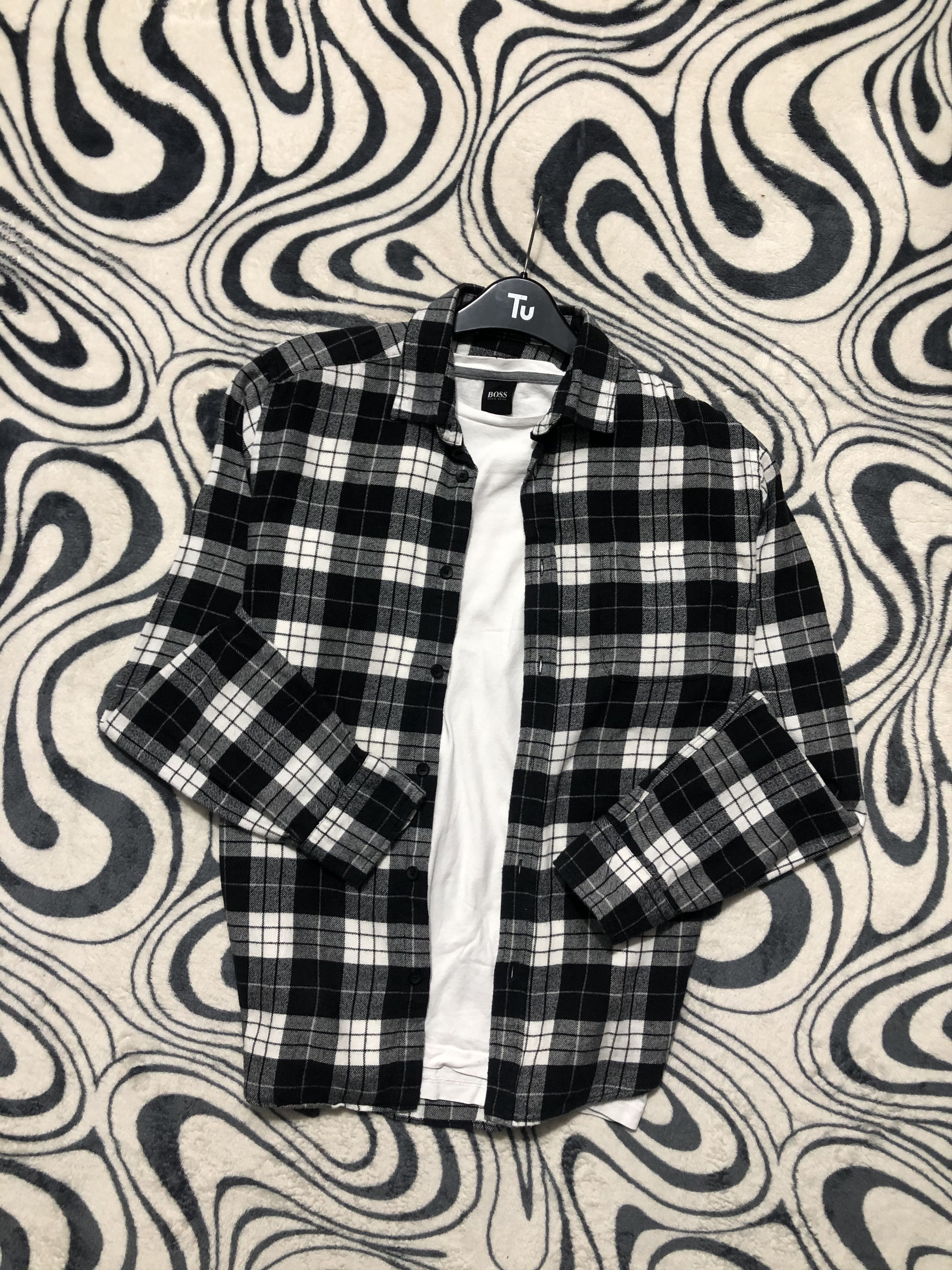 Flannel × Vintage Vintage Flannel Plaid Shirt Travis style Size US M / EU 48-50 / 2 - 1 Thumbnail