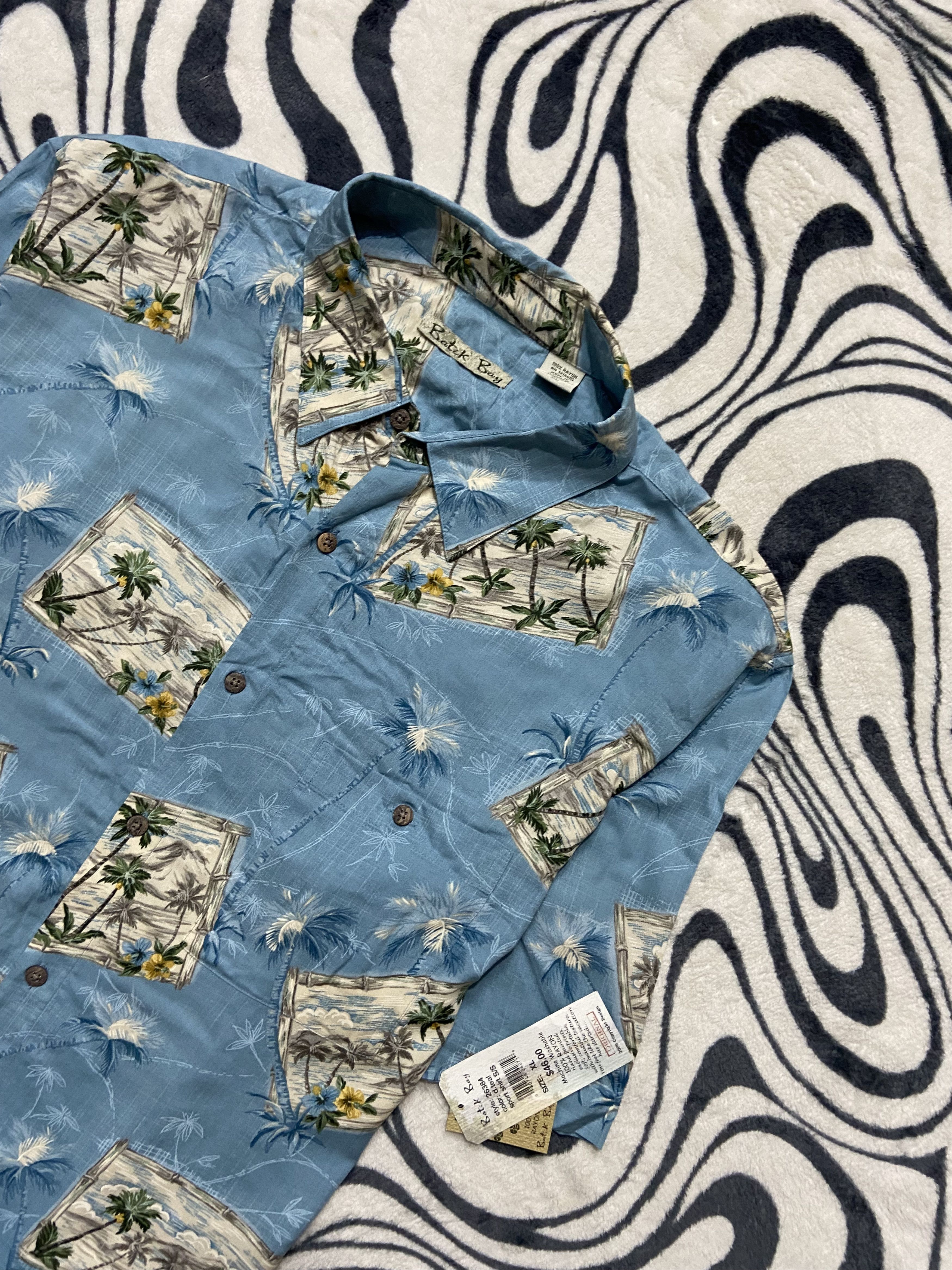 Vintage Vintage Hawaiian Shirt Full Printed Size US XXL / EU 58 / 5 - 2 Thumbnail