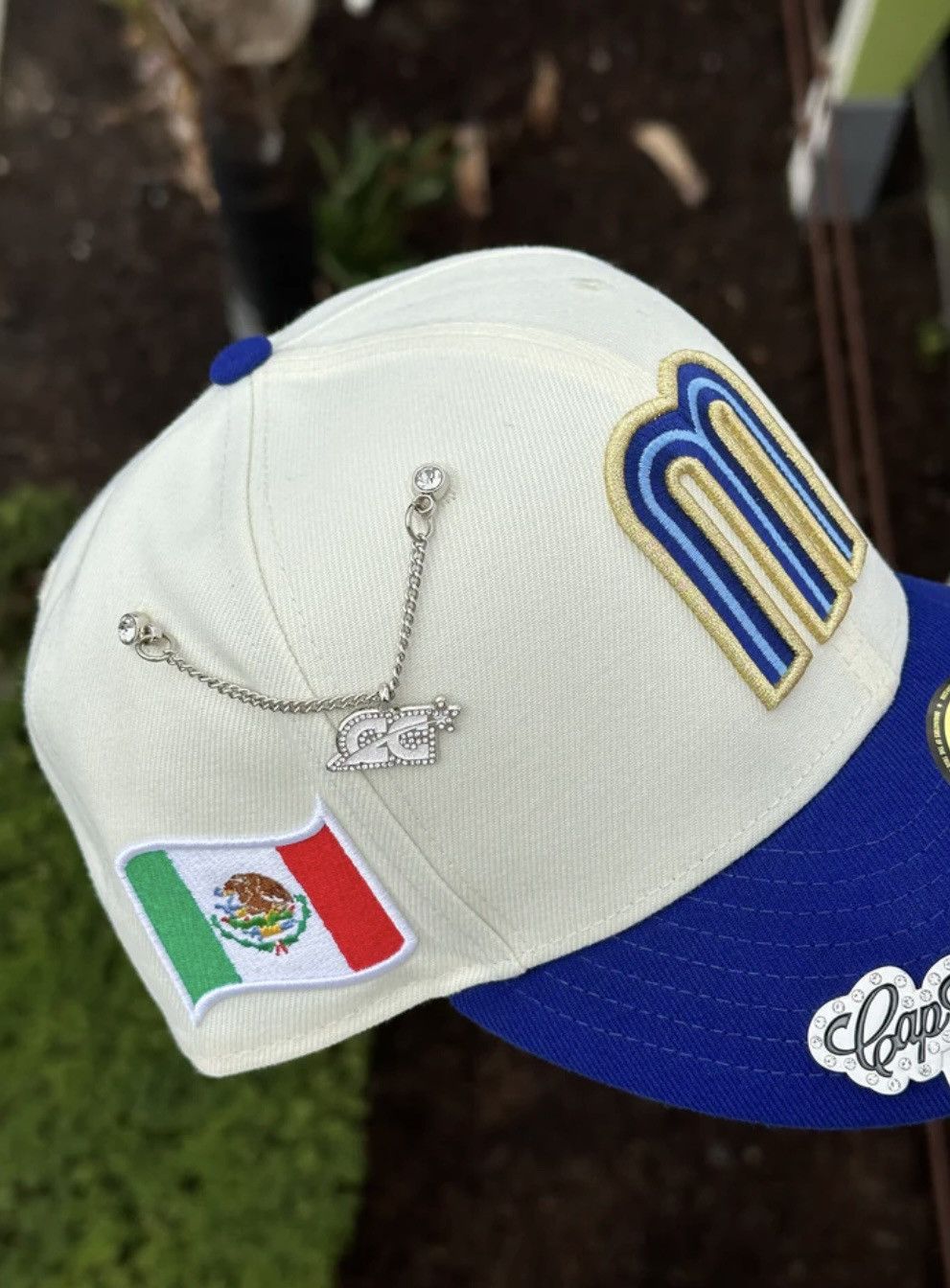 Hat Club × MyFitteds × New Era 7 3/8 - Cap City Mexico Flag Patch Exclusive Rare Fitted Hat Size ONE SIZE - 5 Thumbnail
