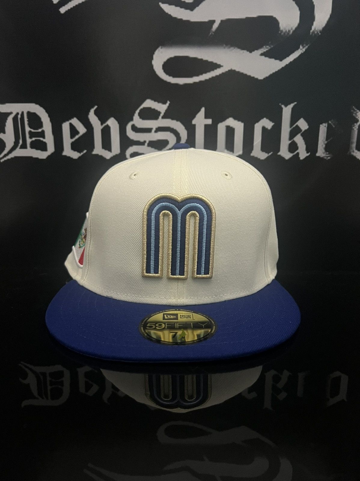 Hat Club × MyFitteds × New Era 7 3/8 - Cap City Mexico Flag Patch Exclusive Rare Fitted Hat Size ONE SIZE - 2 Thumbnail