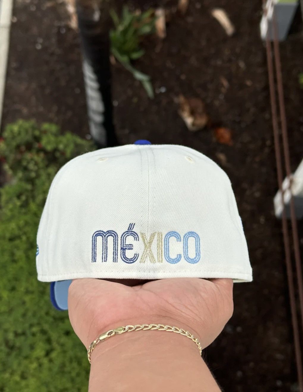 Hat Club × MyFitteds × New Era 7 3/8 - Cap City Mexico Flag Patch Exclusive Rare Fitted Hat Size ONE SIZE - 8 Thumbnail