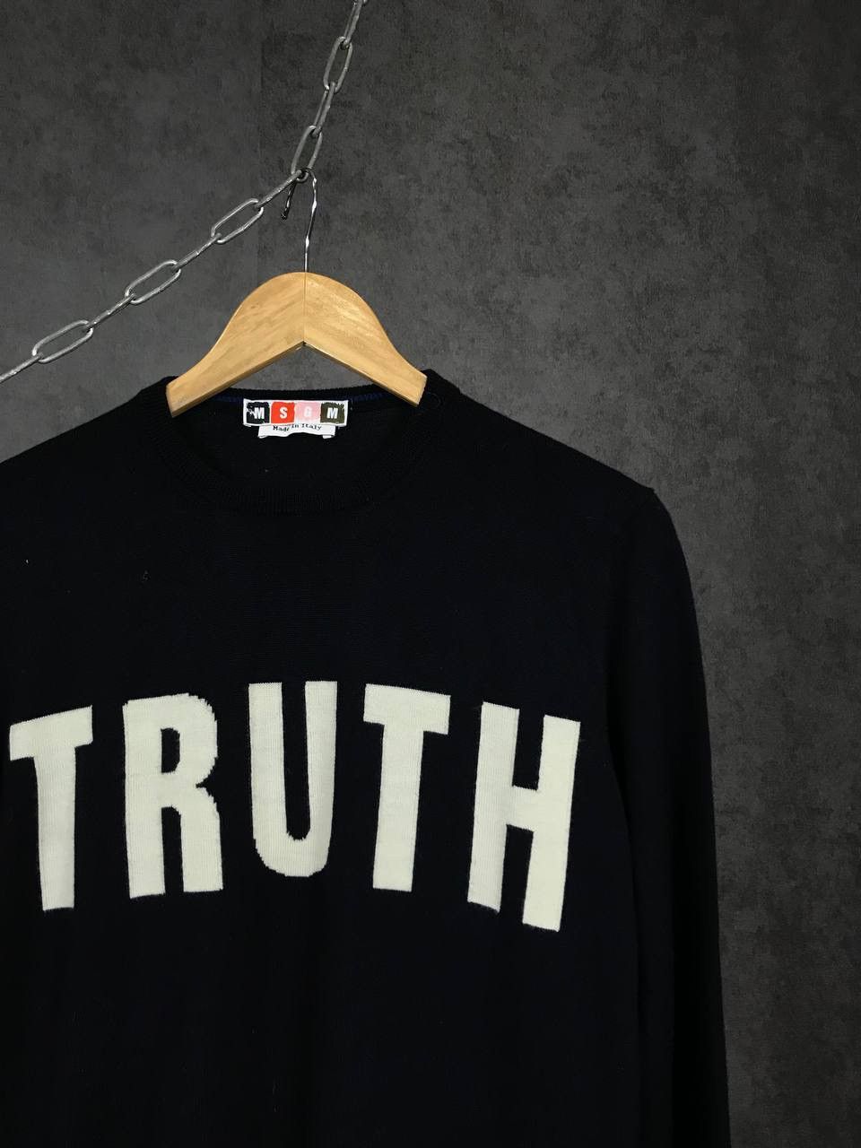 Designer × MSGM MSGM Truth luxury designer sweater Size US S / EU 44-46 / 1 - 2 Thumbnail