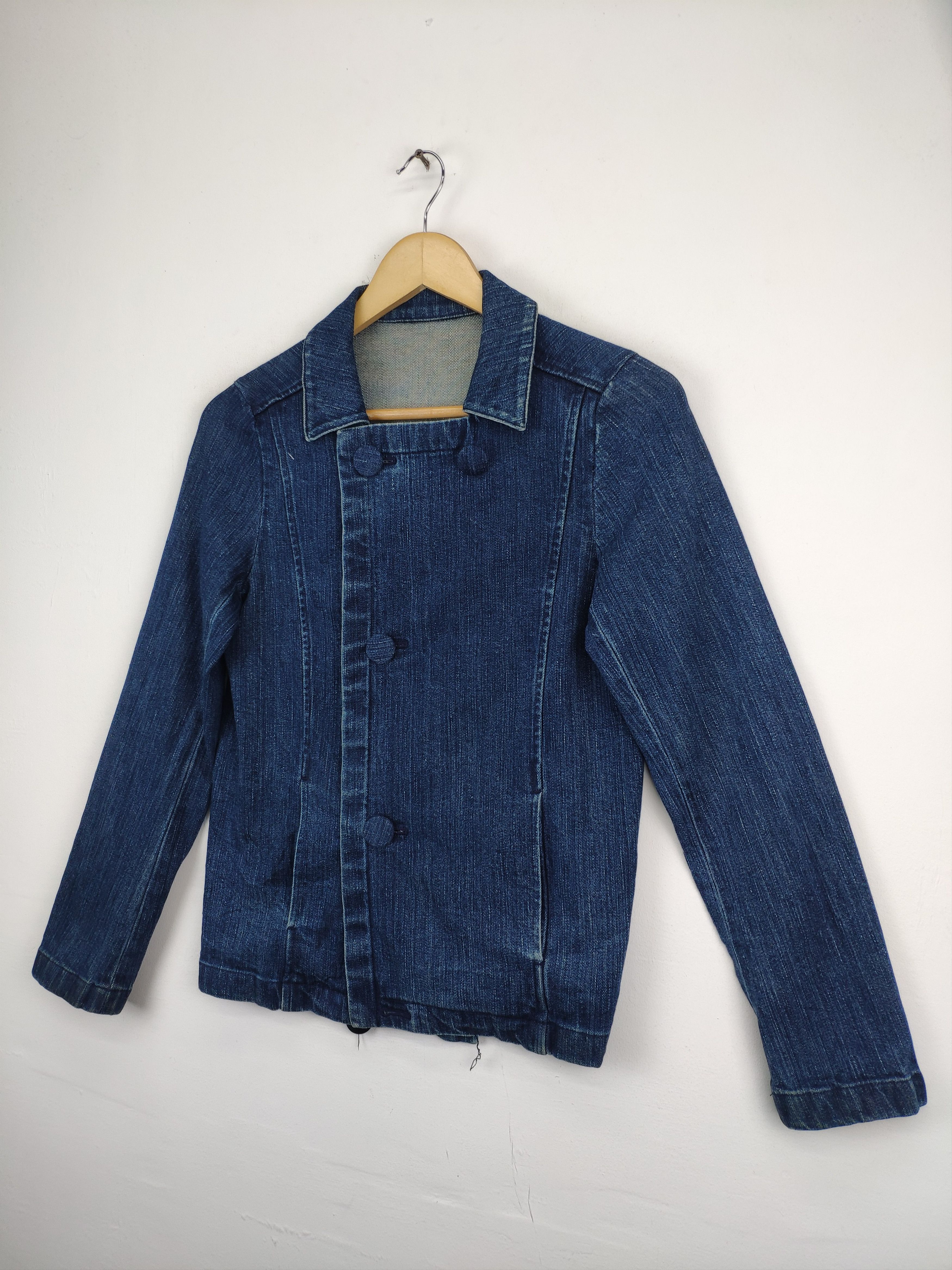 Japanese Brand × Vintage Vintage Denim Jacket Double Breasted by Primo Tempo Size XS / US 0-2 / IT 36-38 - 6 Thumbnail