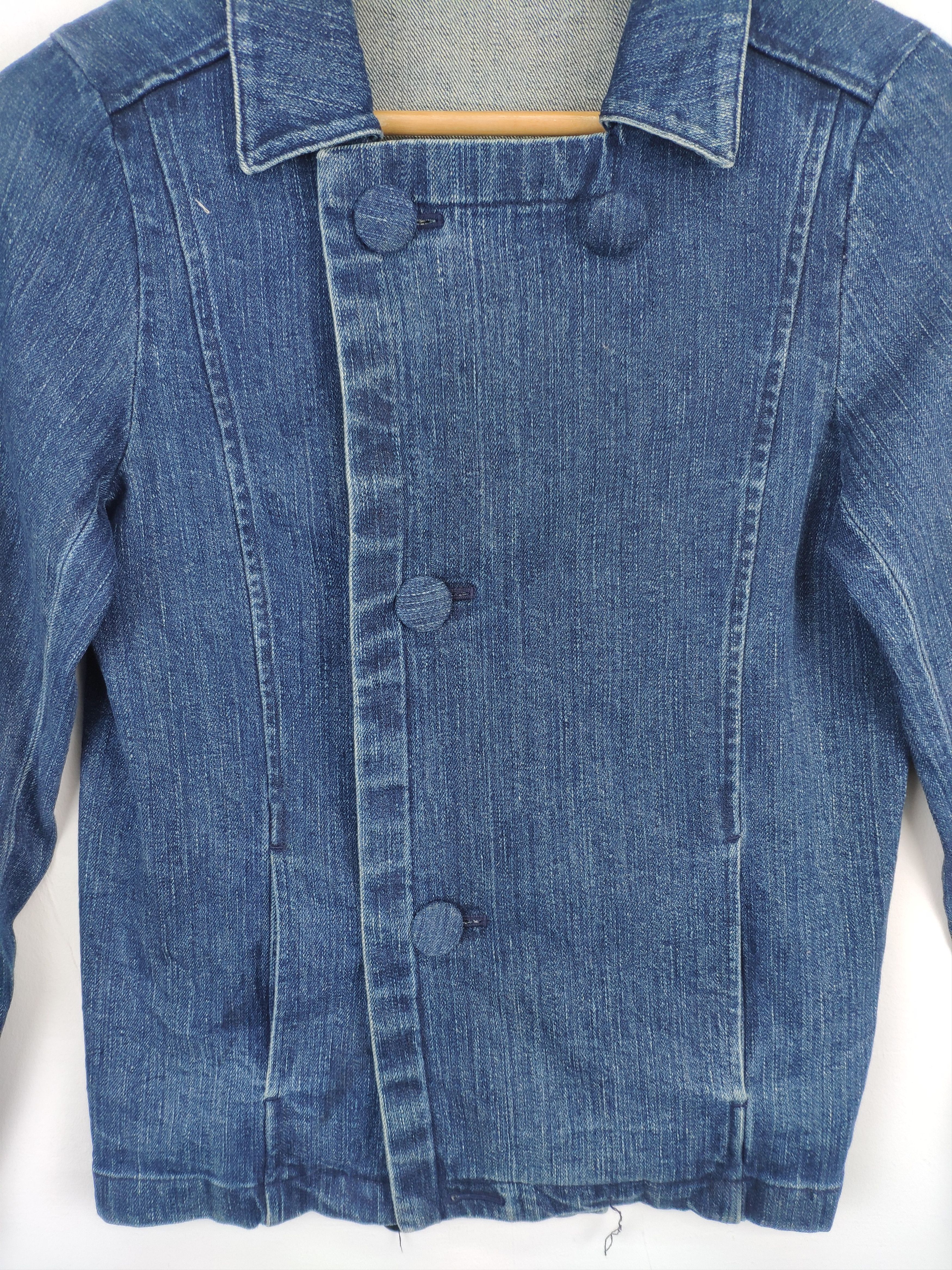 Japanese Brand × Vintage Vintage Denim Jacket Double Breasted by Primo Tempo Size XS / US 0-2 / IT 36-38 - 10 Thumbnail