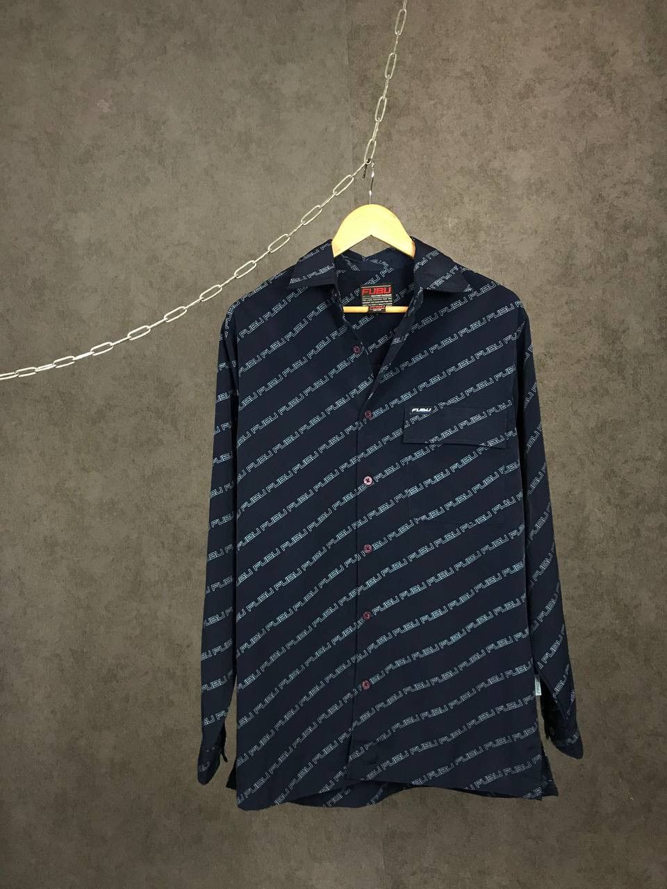 Fubu × Vintage Fubu vintage monogram made in Korea shirt Size US M / EU 48-50 / 2 - 1 Thumbnail
