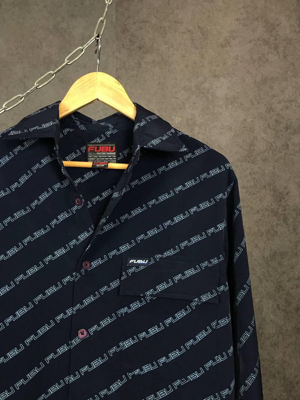 Fubu × Vintage Fubu vintage monogram made in Korea shirt Size US M / EU 48-50 / 2 - 2 Thumbnail