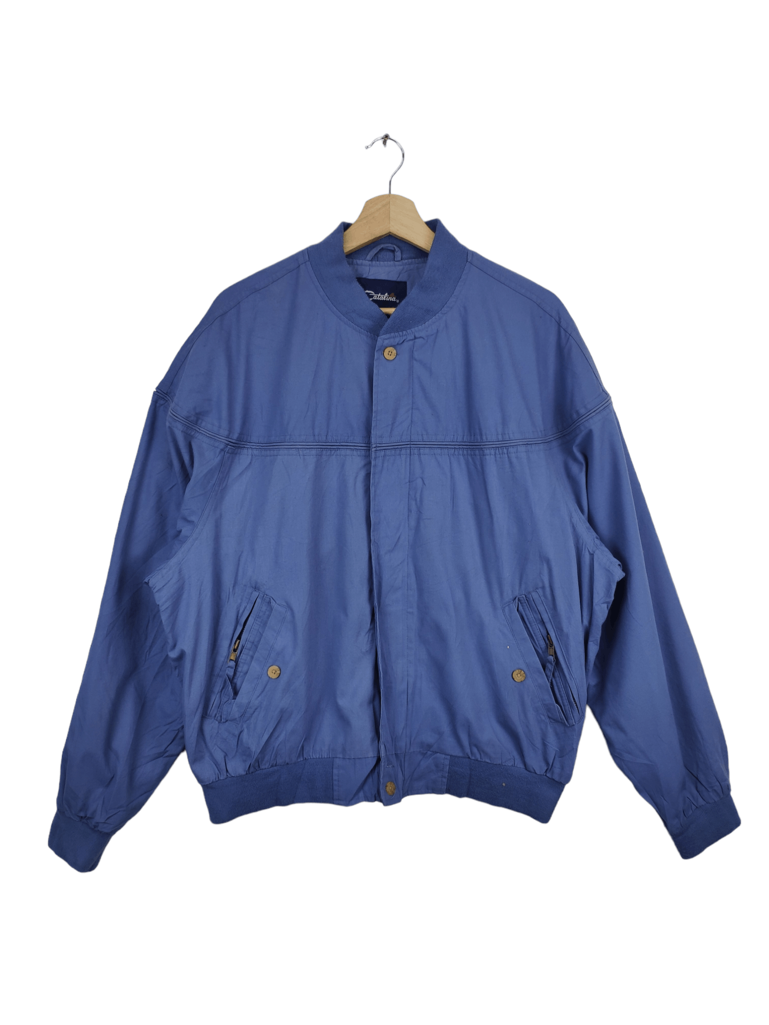 Japanese Brand × Vintage Vintage Bomber Jacket Issey Miyake Style by Catalina Size US L / EU 52-54 / 3 - 1 Thumbnail