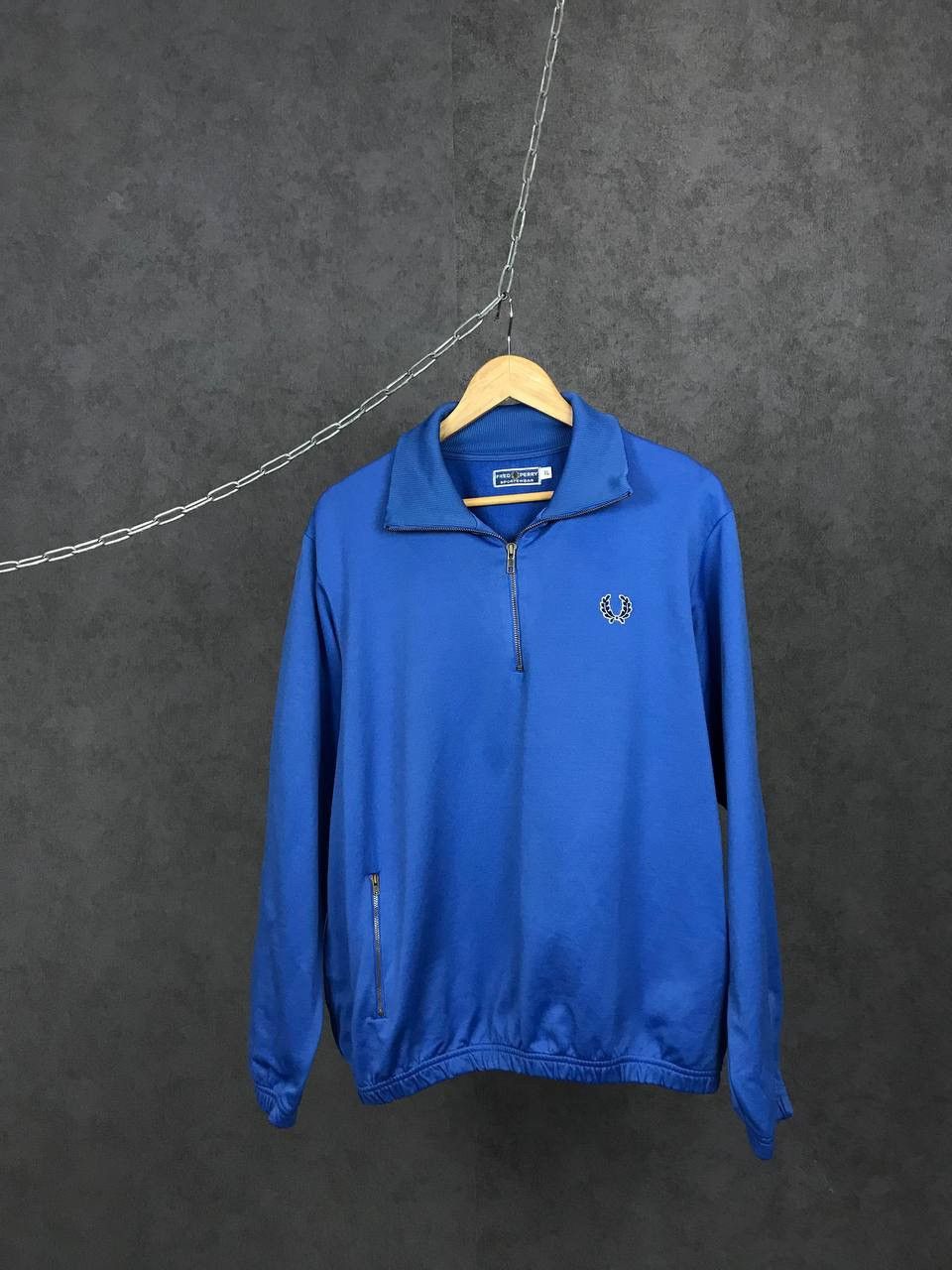 Fred Perry Fred Perry casual streetwear vintage 1/3 zip sweatshirt Size US XL / EU 56 / 4 - 1 Thumbnail