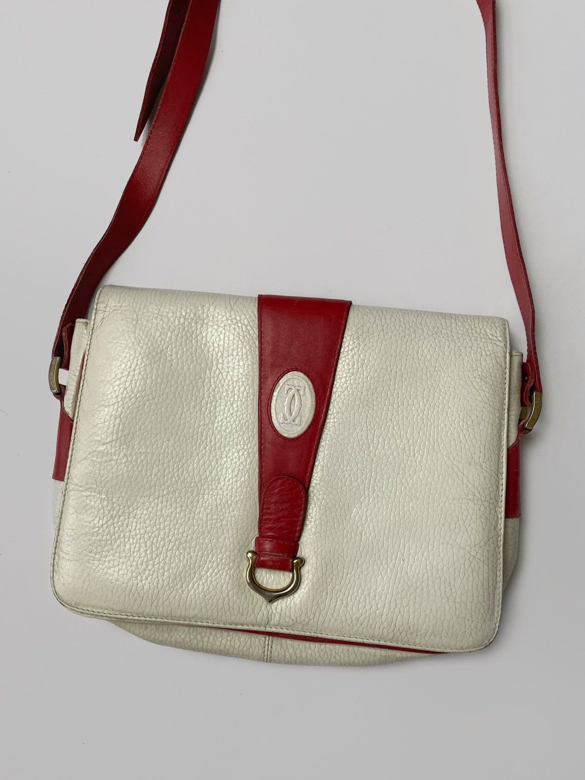 Cartier × Vintage Vintage 2tk Cartier leather crossbody bag Size ONE SIZE - 2 Thumbnail