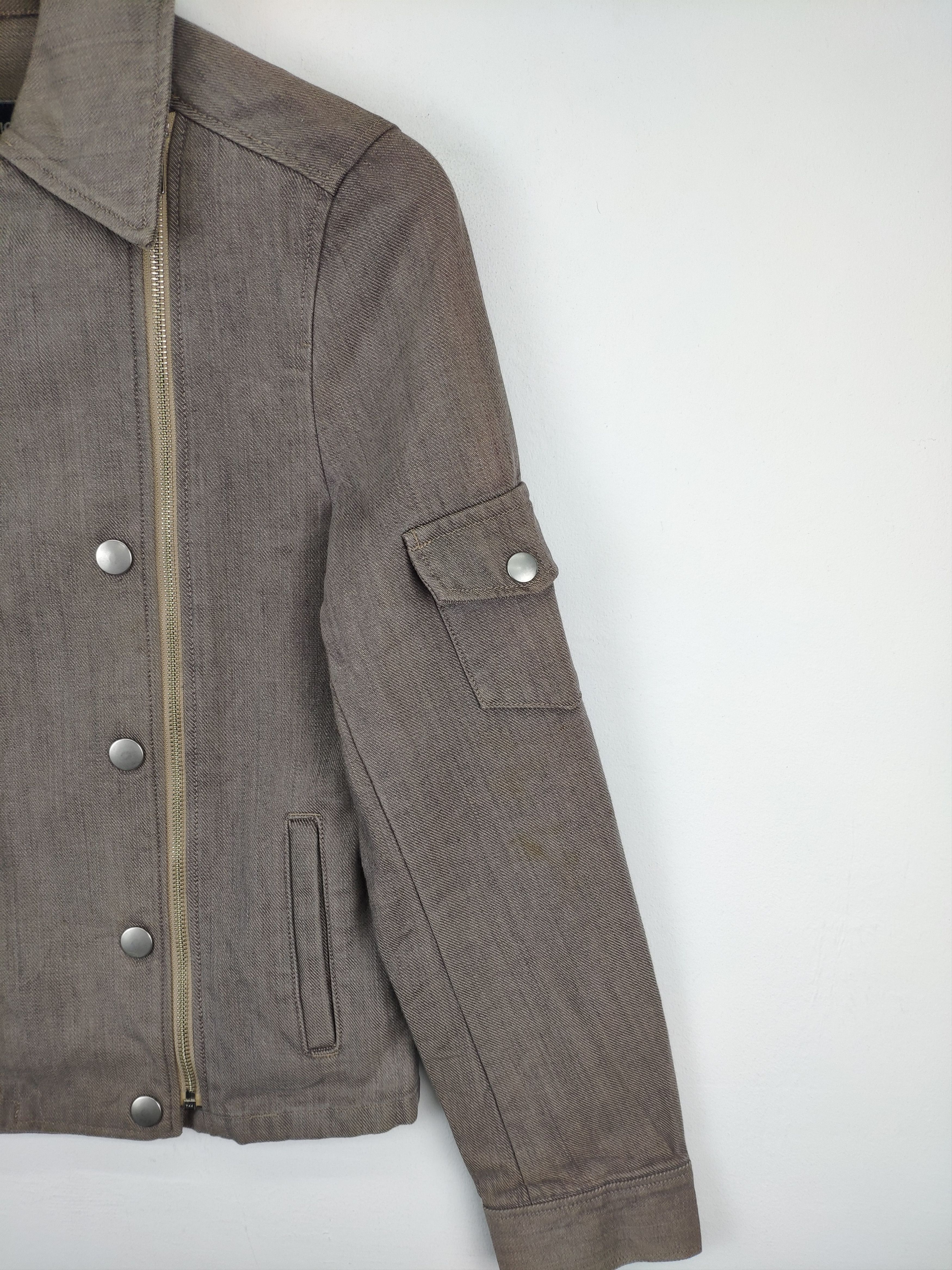 Japanese Brand × Seditionaries Vintage Patrick Cox Wannabe Denim Jacket Double Collar Size XS / US 0-2 / IT 36-38 - 9 Thumbnail