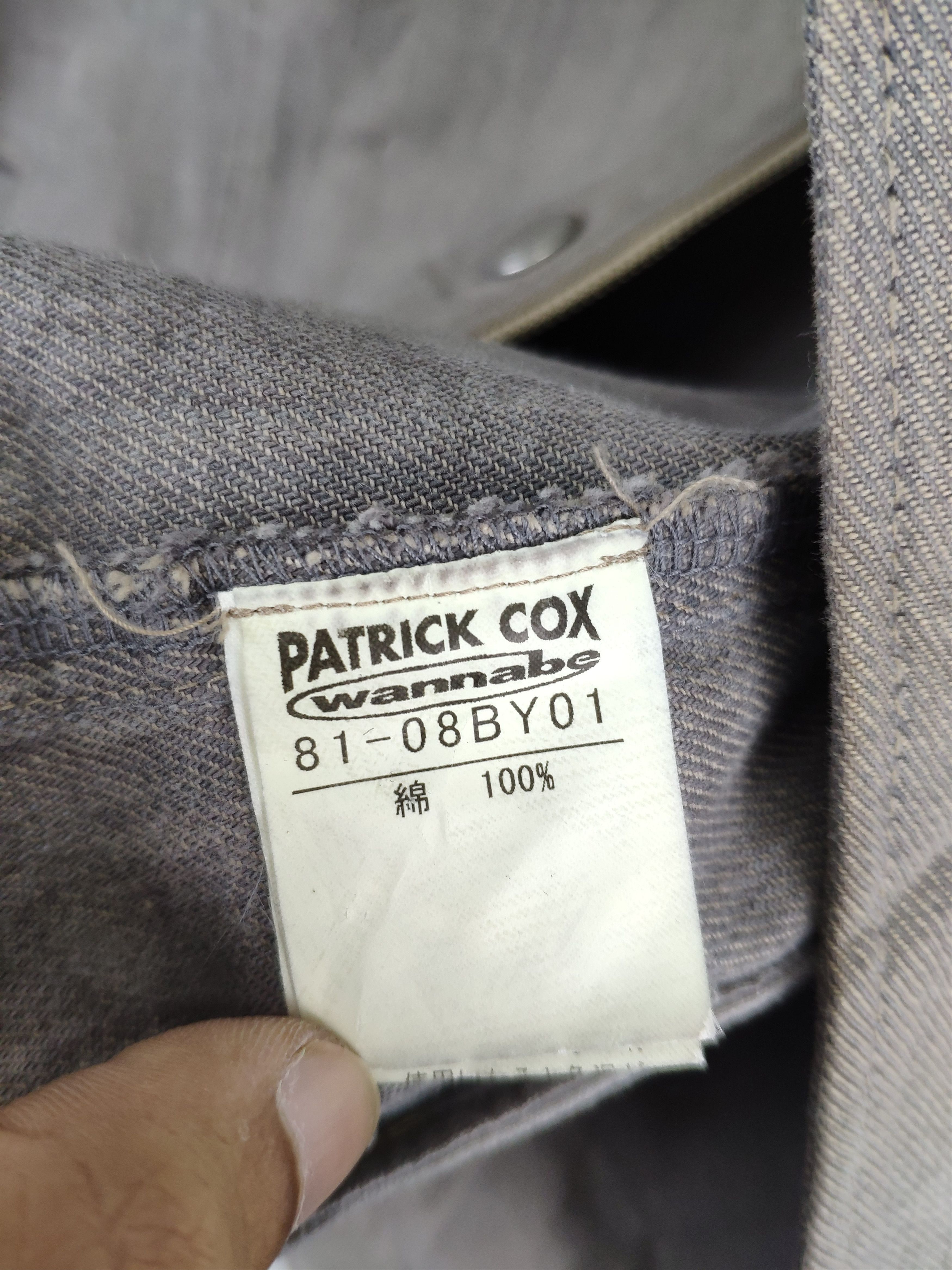 Japanese Brand × Seditionaries Vintage Patrick Cox Wannabe Denim Jacket Double Collar Size XS / US 0-2 / IT 36-38 - 4 Thumbnail