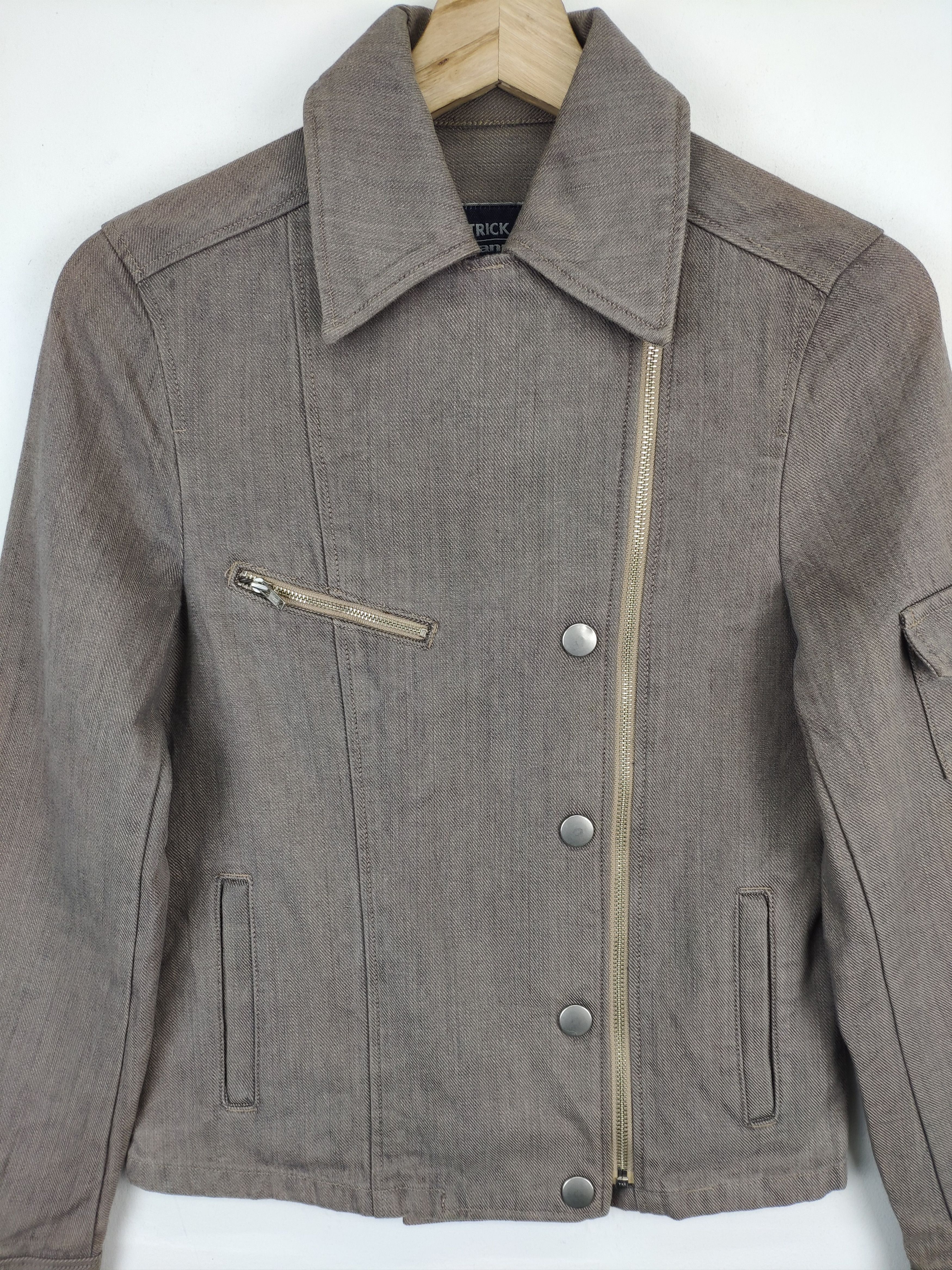 Japanese Brand × Seditionaries Vintage Patrick Cox Wannabe Denim Jacket Double Collar Size XS / US 0-2 / IT 36-38 - 10 Thumbnail