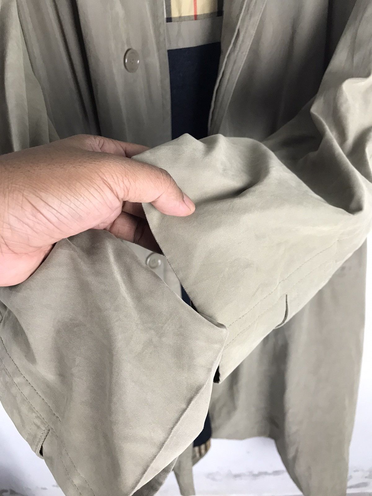 Burberry × Burberry Prorsum Vintage Burberrys Nova Check Trench Coat Size US L / EU 52-54 / 3 - 11 Thumbnail