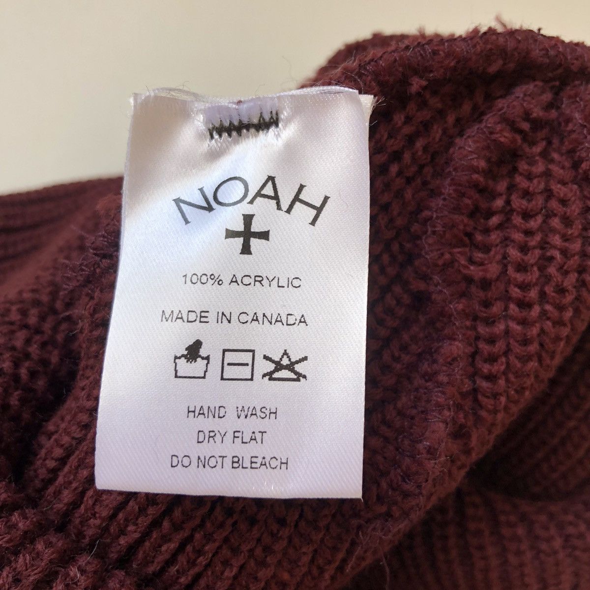 Noah NEW Noah Core Logo BURGUNDY Size ONE SIZE - 3 Thumbnail