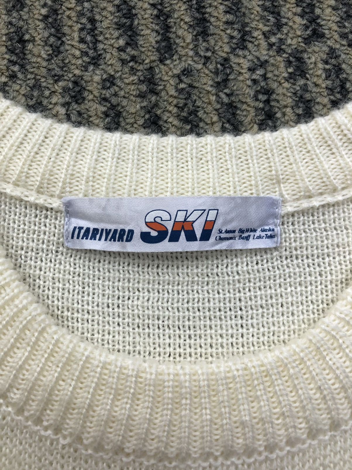 Japanese Brand × Vintage Vintage Itariyard Ski It Ski Members Spellout Wool Knitwear Size US S / EU 44-46 / 1 - 10 Thumbnail