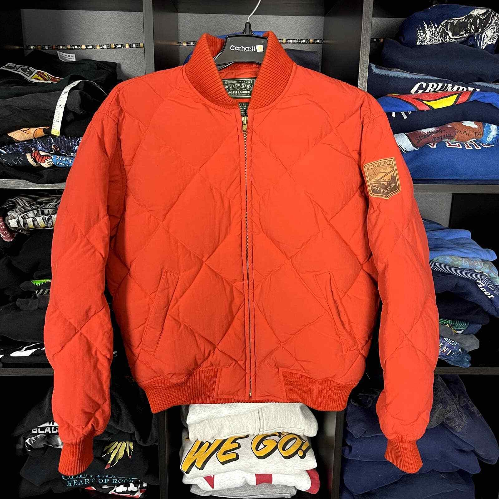 image of Polo Ralph Lauren Vintage Ralph Laurent Polo Country Flip Ski Bomber Jacket, Men's (Size Medium)