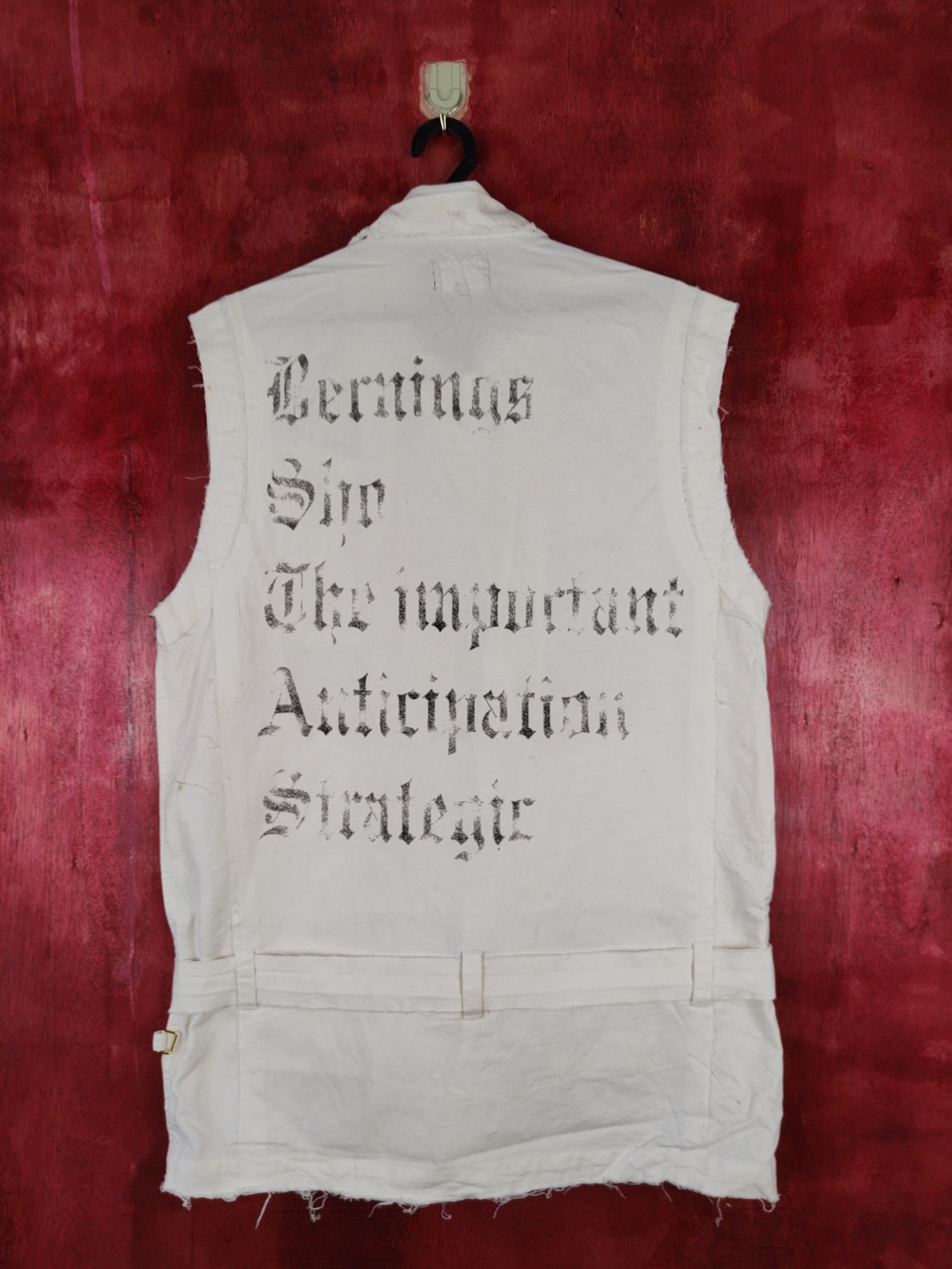 Japanese Brand × Seditionaries Bernings - Sho sleeveless punk seditionaries Vest #4495 Size US L / EU 52-54 / 3 - 1 Thumbnail