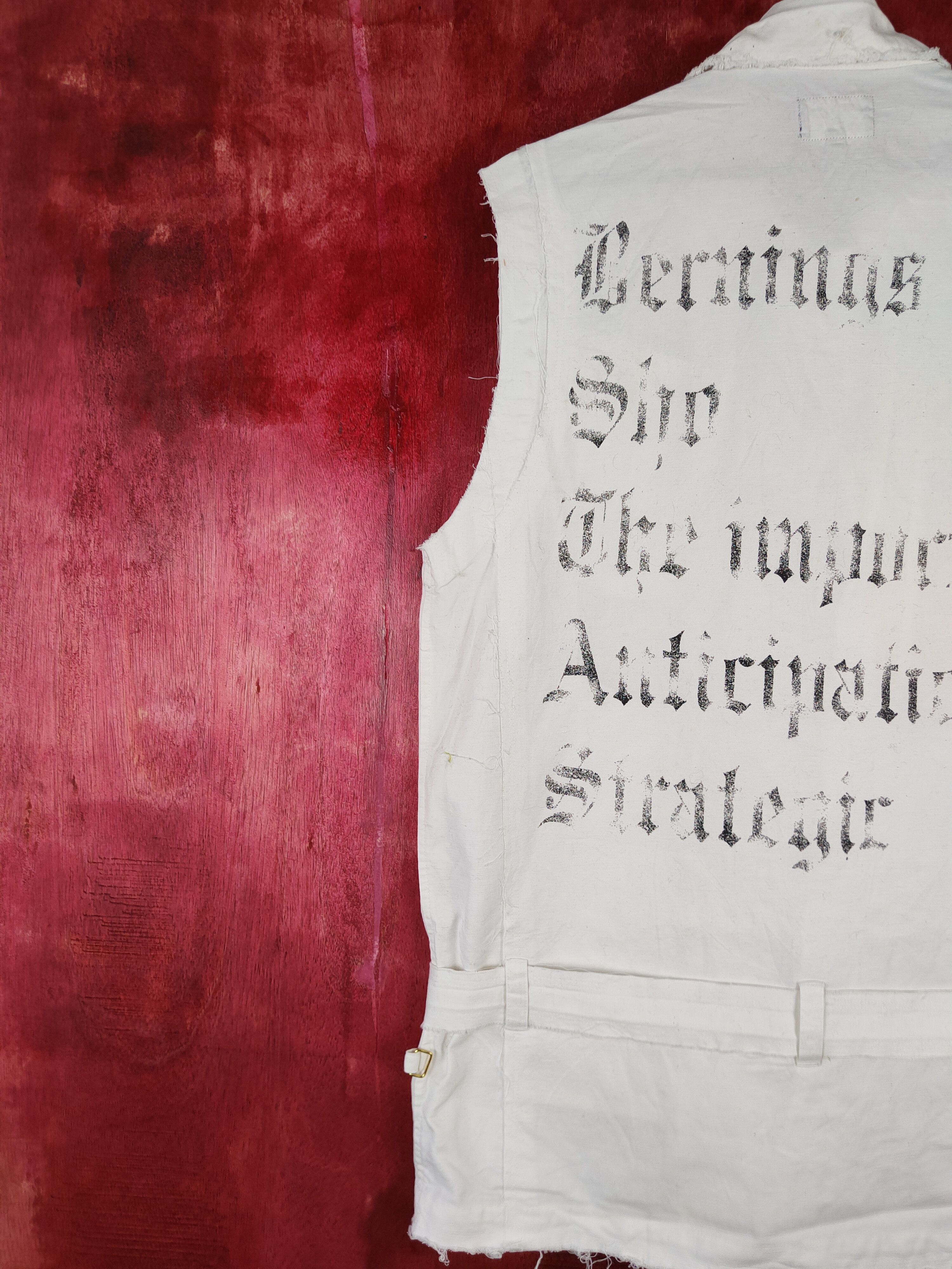 Japanese Brand × Seditionaries Bernings - Sho sleeveless punk seditionaries Vest #4495 Size US L / EU 52-54 / 3 - 3 Thumbnail