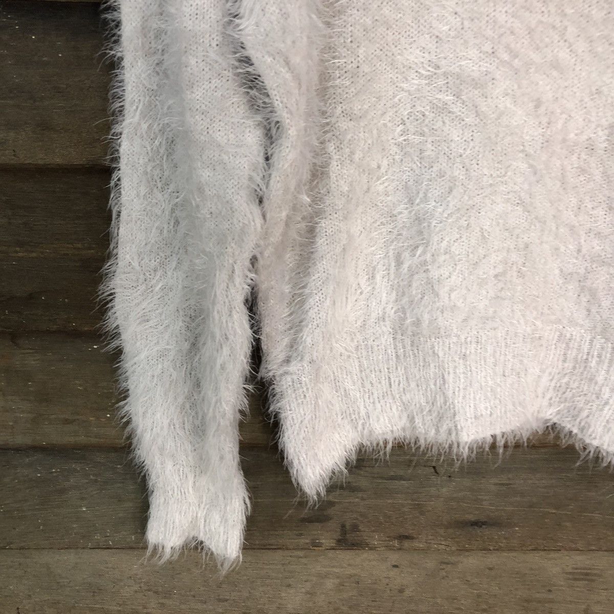 Vintage Avail Avant Garden Shag Shaggy Fur Mohair Knitwear #7012 Size L / US 10 / IT 46 - 4 Thumbnail