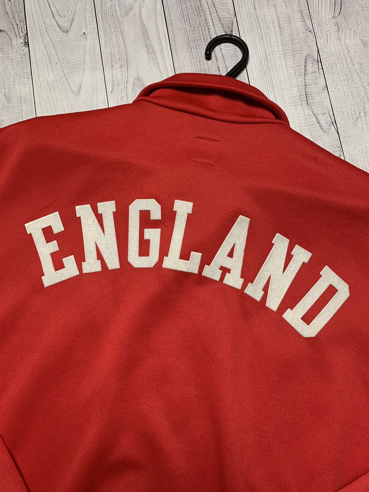 Adidas × Vintage Vintage England adidas soccer track jacket rare logo size XL Size US M / EU 48-50 / 2 - 7 Thumbnail