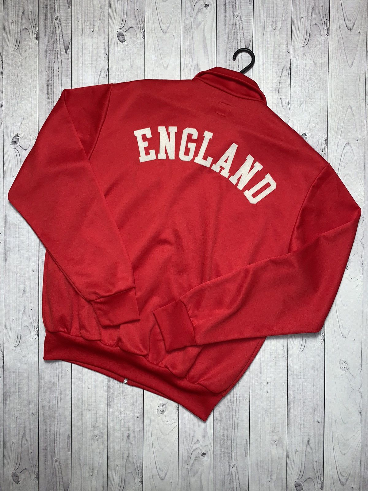 Adidas × Vintage Vintage England adidas soccer track jacket rare logo size XL Size US M / EU 48-50 / 2 - 2 Thumbnail
