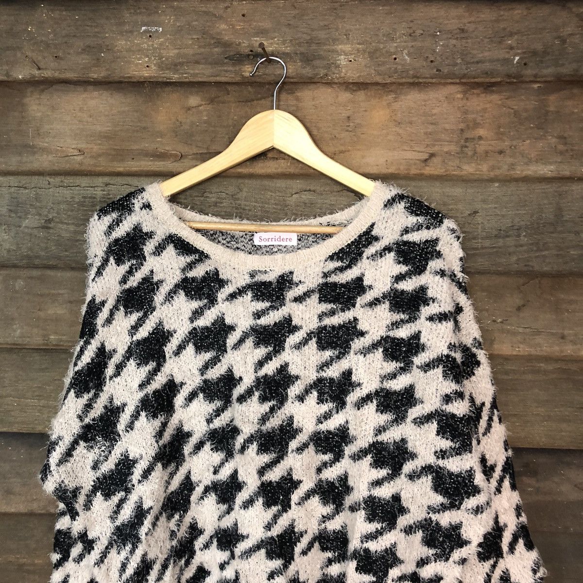 Homespun Knitwear Sorridere Brown Shag Shaggy Fur Mohair Knitwear #6960 Size L / US 10 / IT 46 - 2 Thumbnail