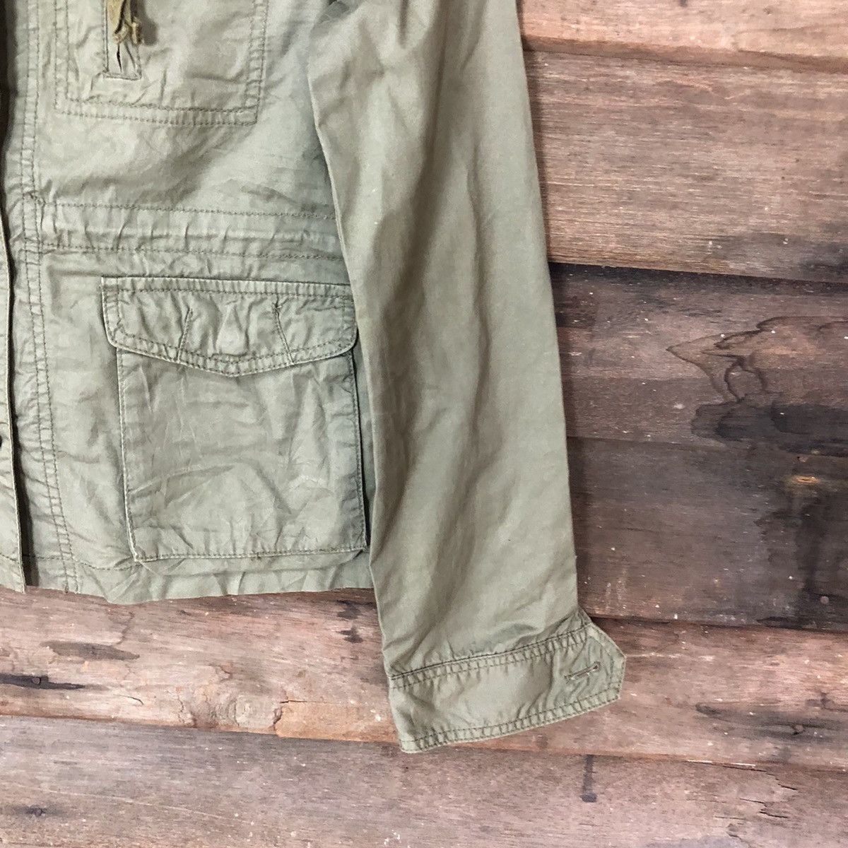 Japanese Brand Private E-2 Green Light Jacket #4719 Size M / US 6-8 / IT 42-44 - 5 Thumbnail