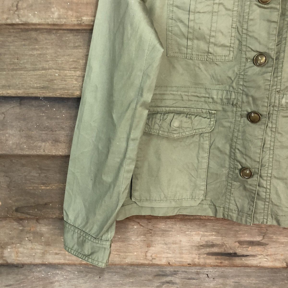 Japanese Brand Private E-2 Green Light Jacket #4719 Size M / US 6-8 / IT 42-44 - 4 Thumbnail