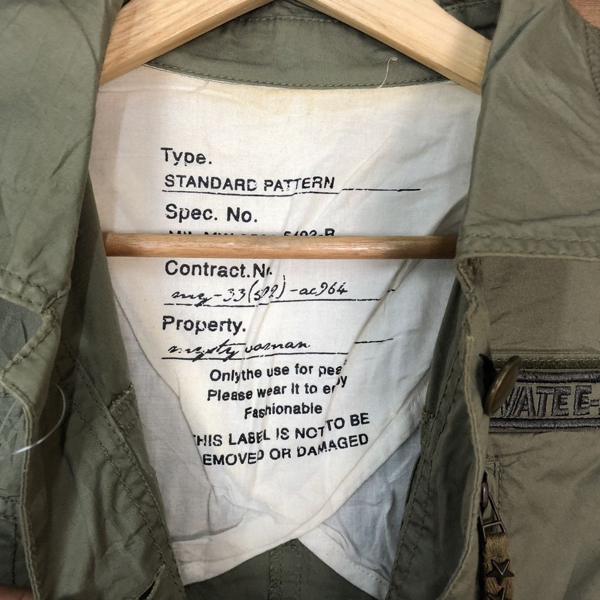 Japanese Brand Private E-2 Green Light Jacket #4719 Size M / US 6-8 / IT 42-44 - 9 Thumbnail