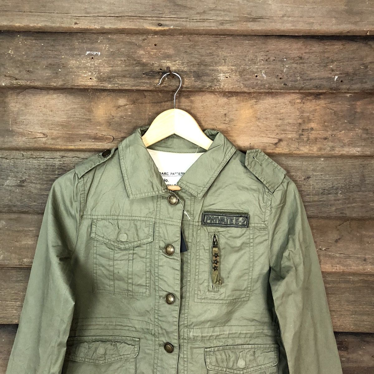 Japanese Brand Private E-2 Green Light Jacket #4719 Size M / US 6-8 / IT 42-44 - 2 Thumbnail