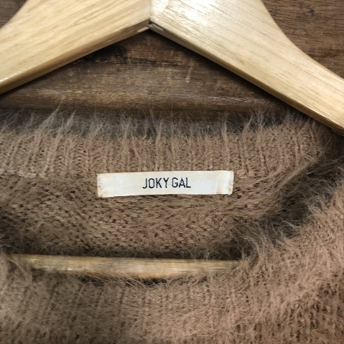 Homespun Knitwear Joky Gal Brown Shag Shaggy Fur Mohair Knitwear #6948 Size M / US 6-8 / IT 42-44 - 6 Thumbnail