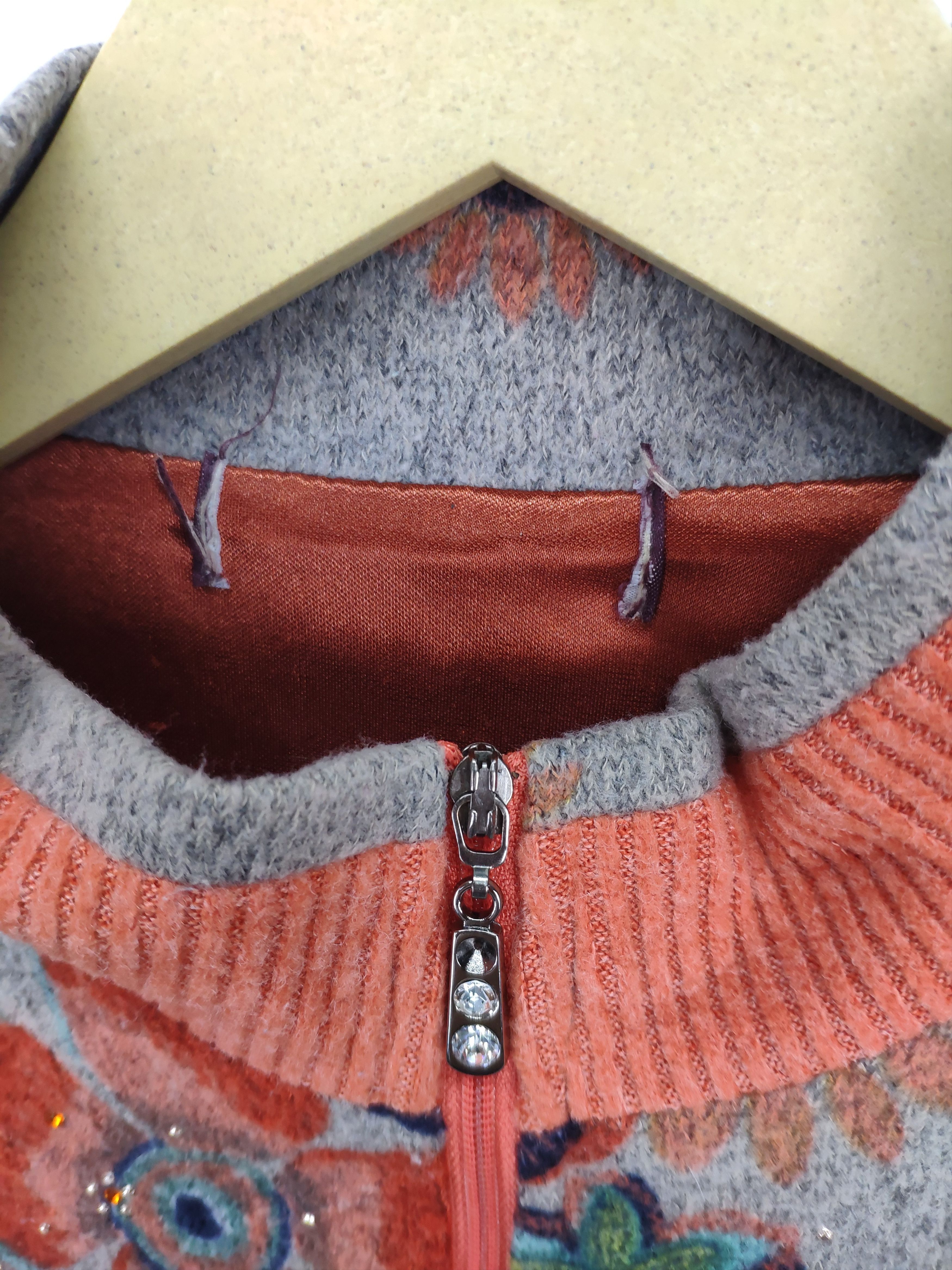 Japanese Brand × Vintage Vintage Wool Jacket Floral Motif Japanese Brand Size M / US 6-8 / IT 42-44 - 9 Thumbnail