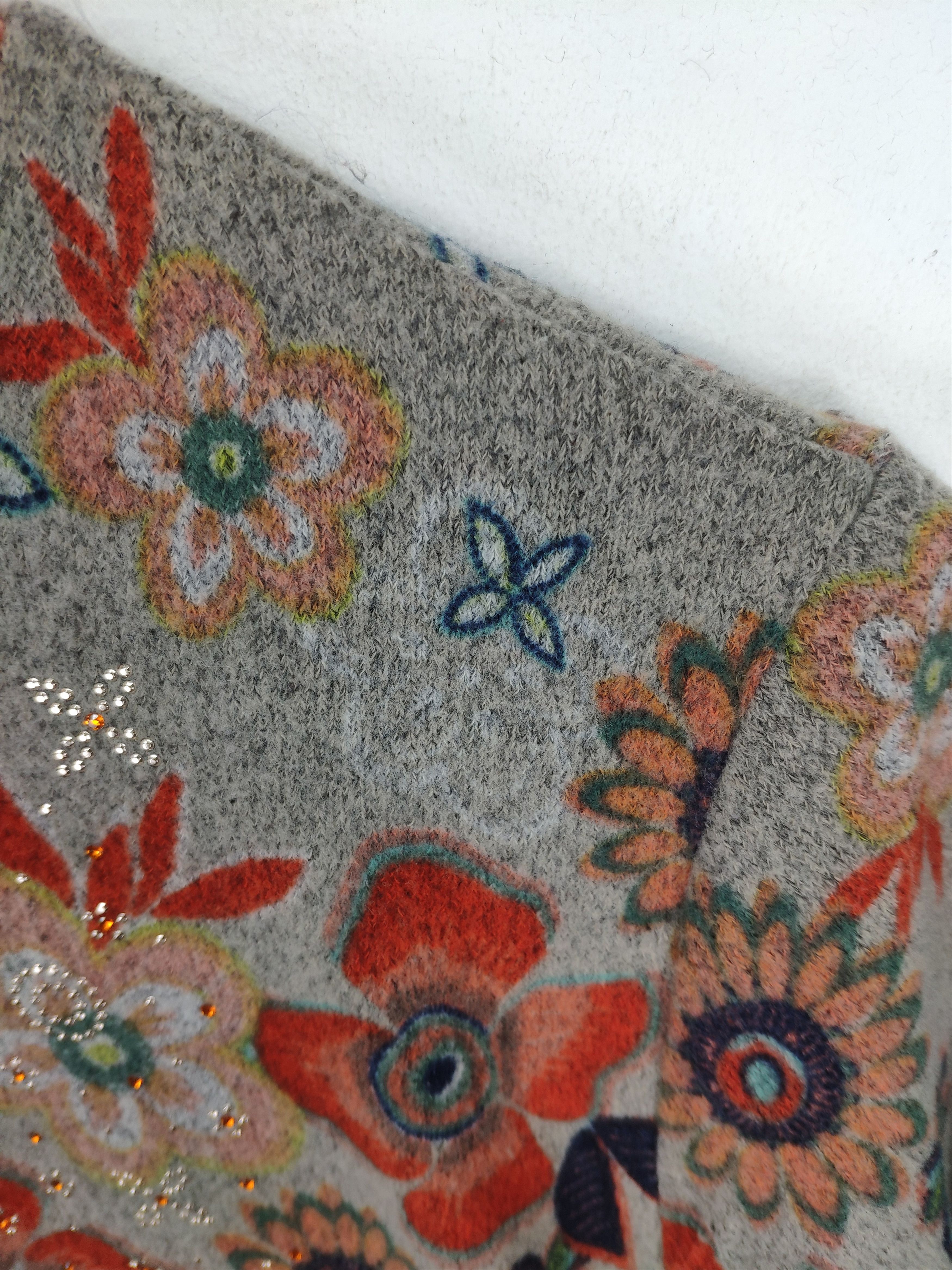 Japanese Brand × Vintage Vintage Wool Jacket Floral Motif Japanese Brand Size M / US 6-8 / IT 42-44 - 10 Thumbnail