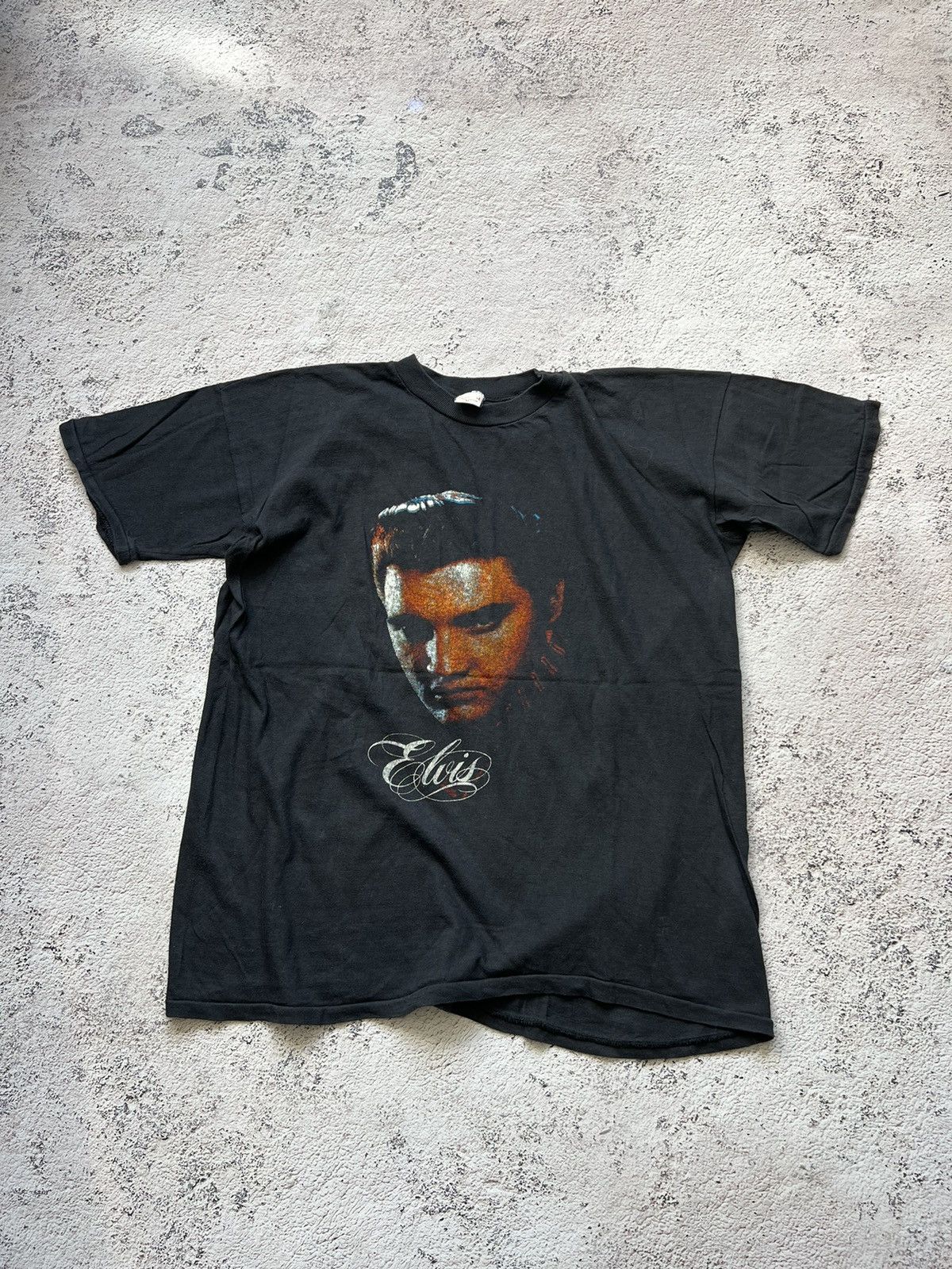 Band Tees × Vintage Vintage Elvis Presley tee shirt Size US L / EU 52-54 / 3 - 1 Thumbnail