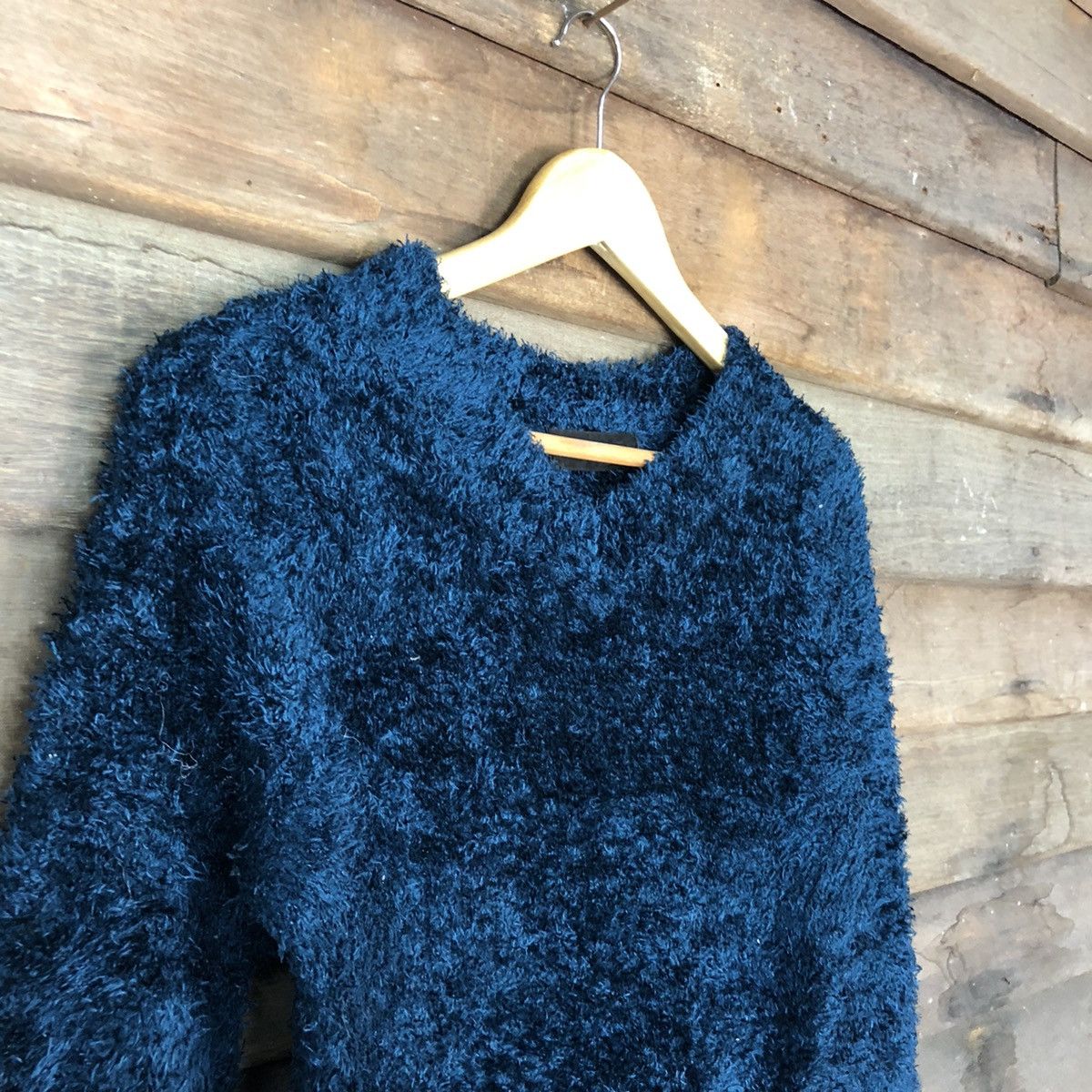 Japanese Brand Flow And Fixture Shag Shaggy Fur Mohair Knitwear #7028 Size M / US 6-8 / IT 42-44 - 6 Thumbnail
