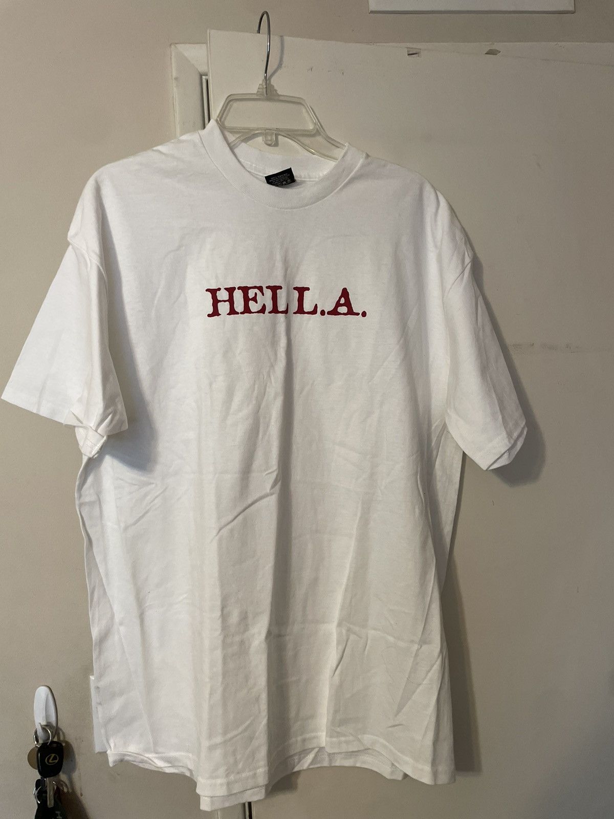 Stussy X Hell LA Los Angeles shirt
