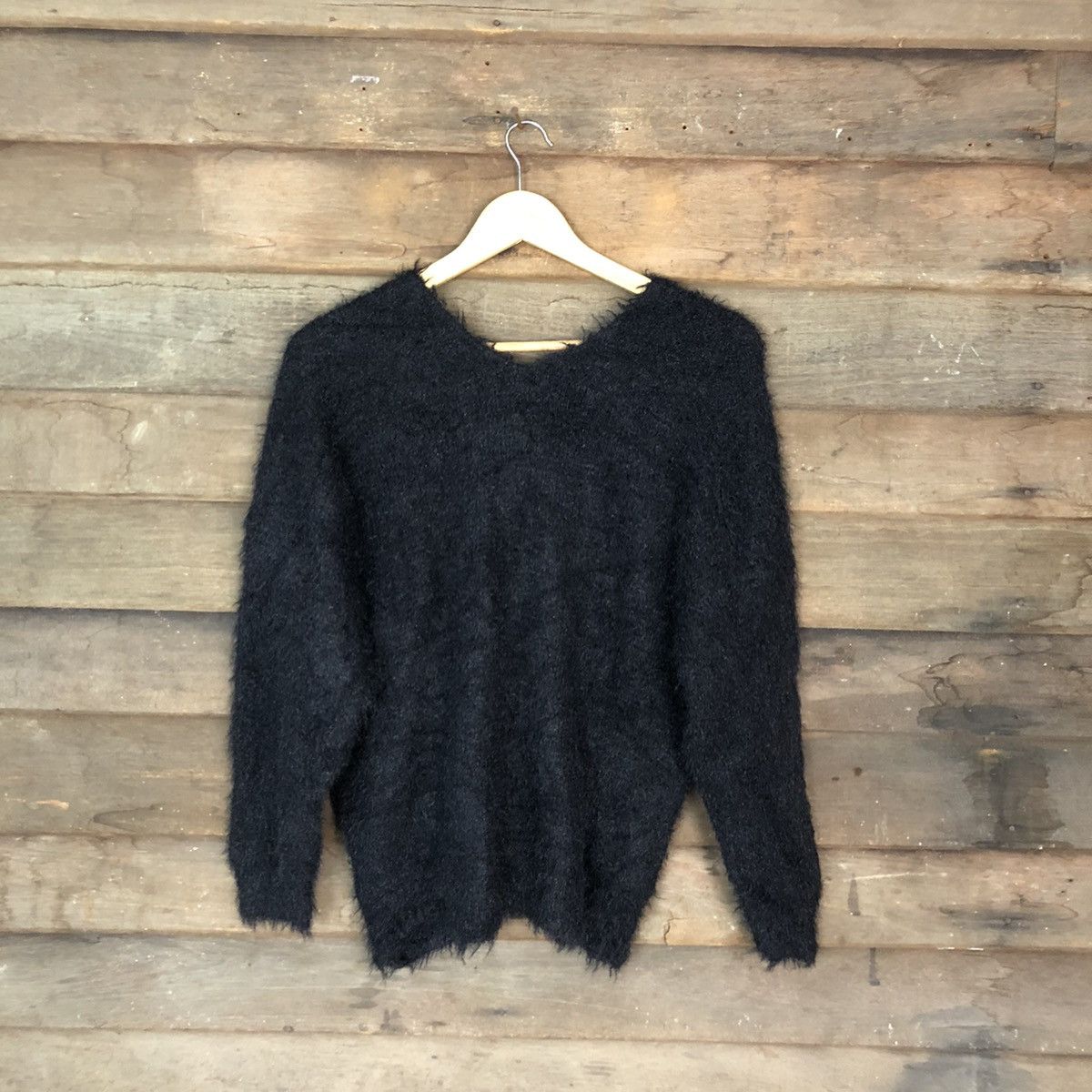 Japanese Brand Jeansis Shag Shaggy Fur Mohair Knitwear #7040 Size M / US 6-8 / IT 42-44 - 10 Thumbnail