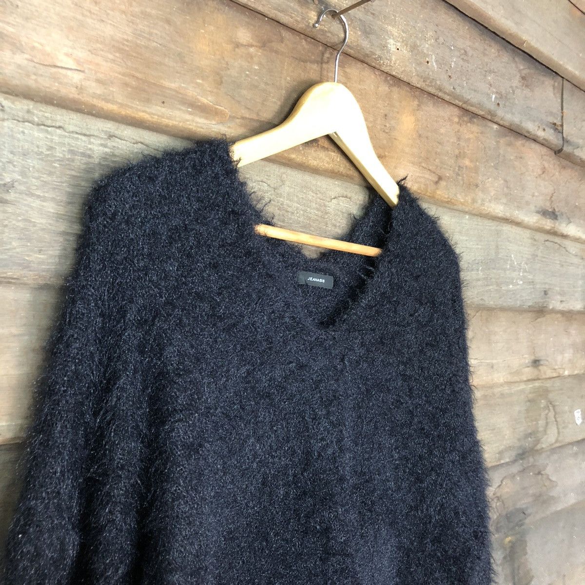 Japanese Brand Jeansis Shag Shaggy Fur Mohair Knitwear #7040 Size M / US 6-8 / IT 42-44 - 6 Thumbnail
