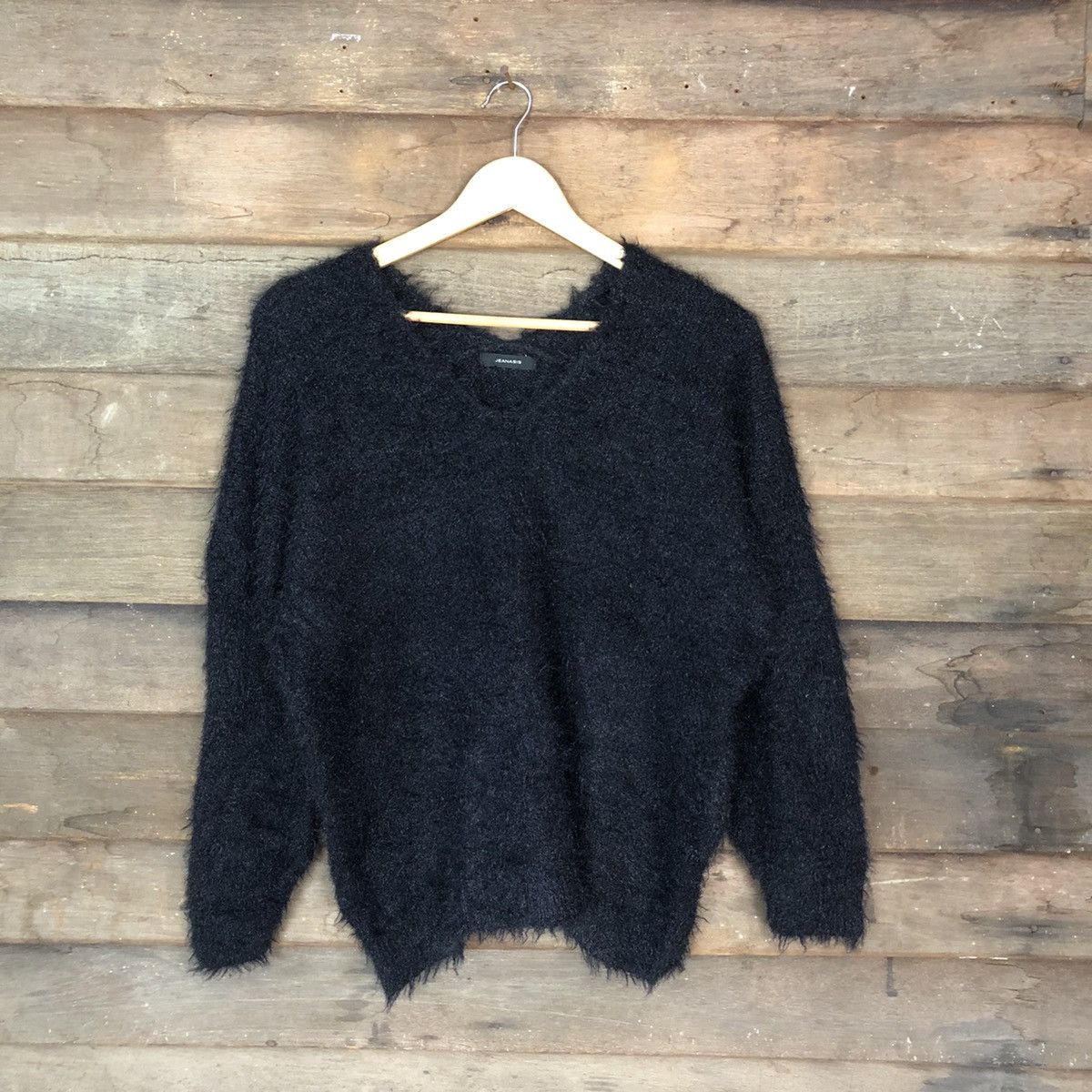 Japanese Brand Jeansis Shag Shaggy Fur Mohair Knitwear #7040 Size M / US 6-8 / IT 42-44 - 1 Thumbnail