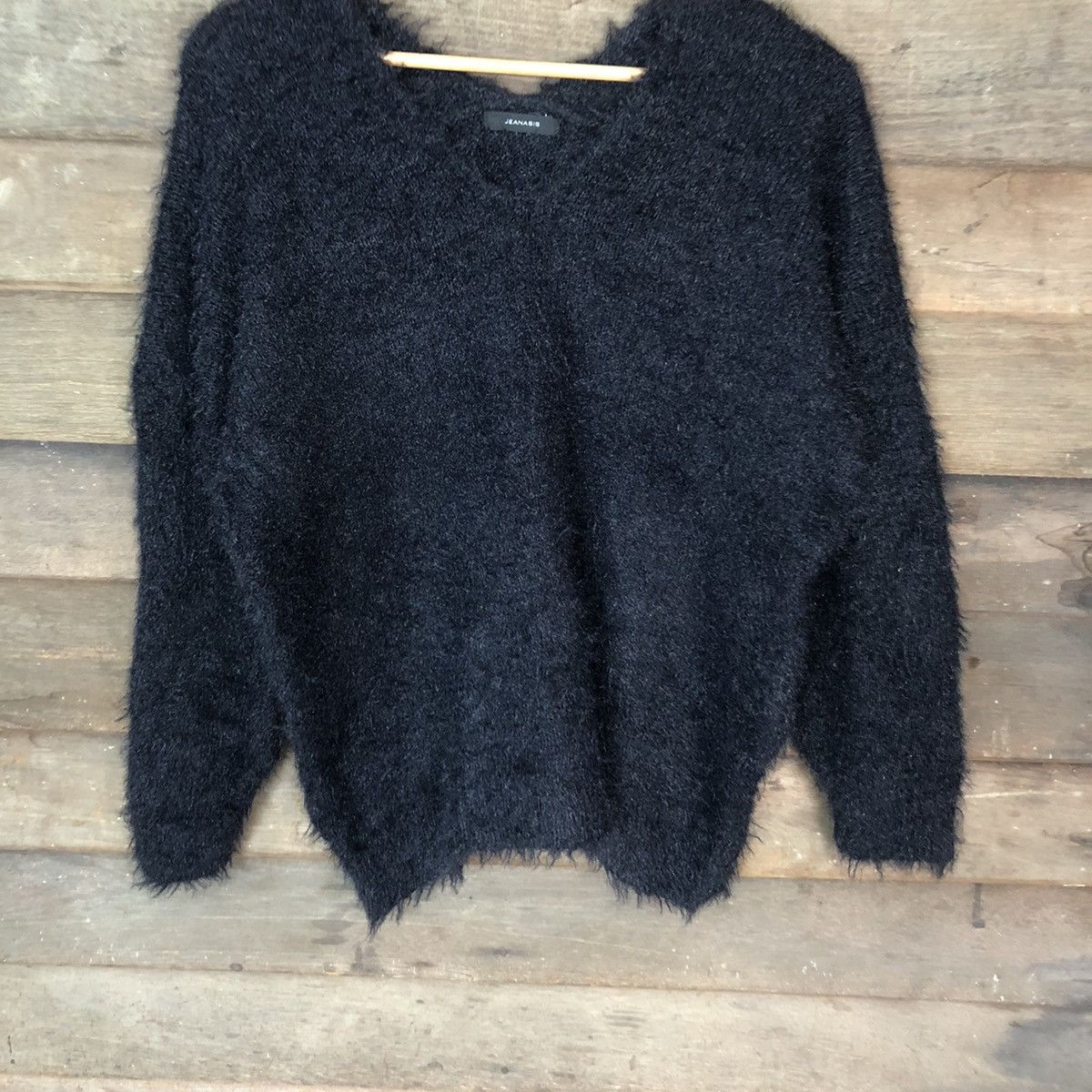 Japanese Brand Jeansis Shag Shaggy Fur Mohair Knitwear #7040 Size M / US 6-8 / IT 42-44 - 3 Thumbnail